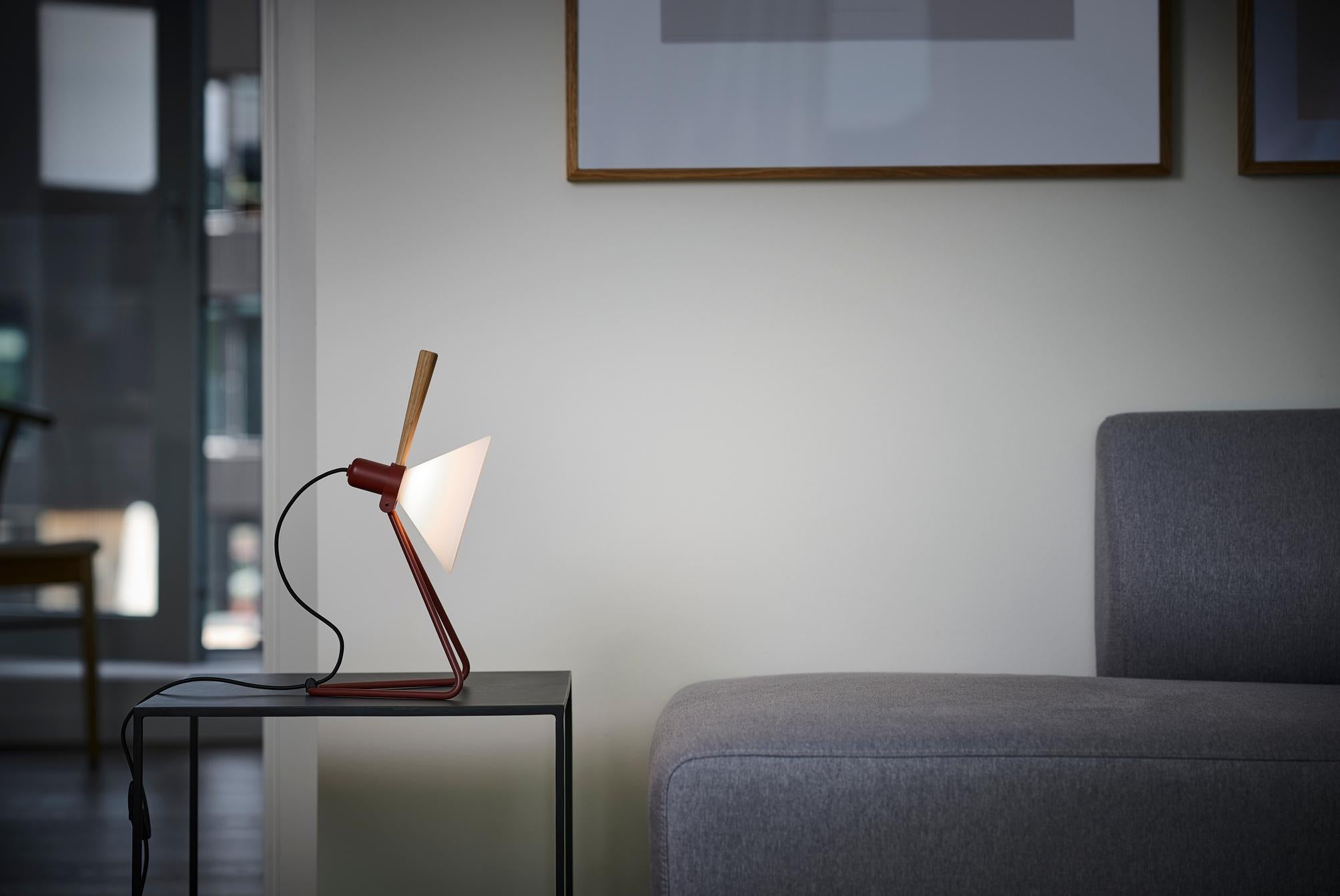 Table lamp MODEL 356 SPOT red