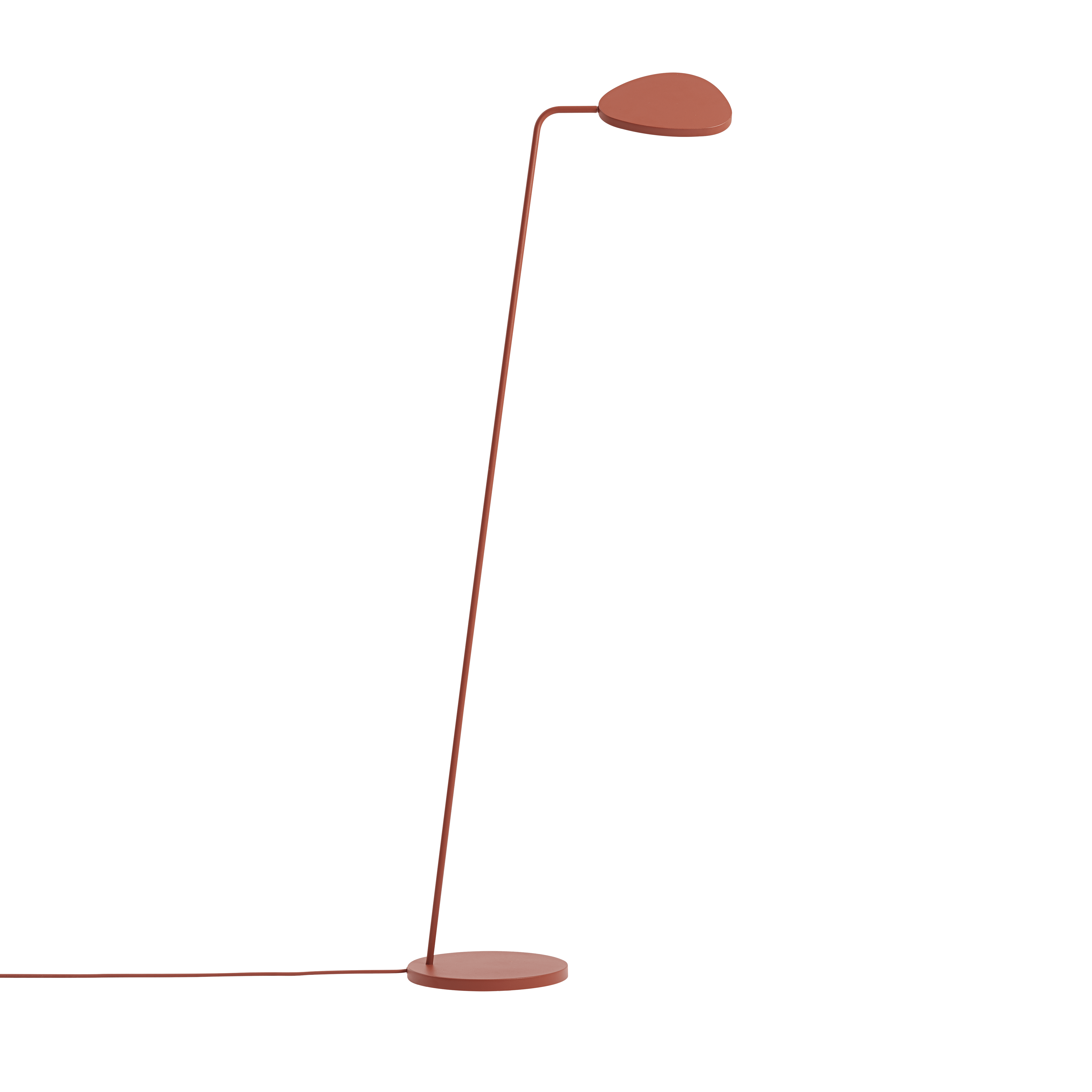 LEAF floor lamp terracotta