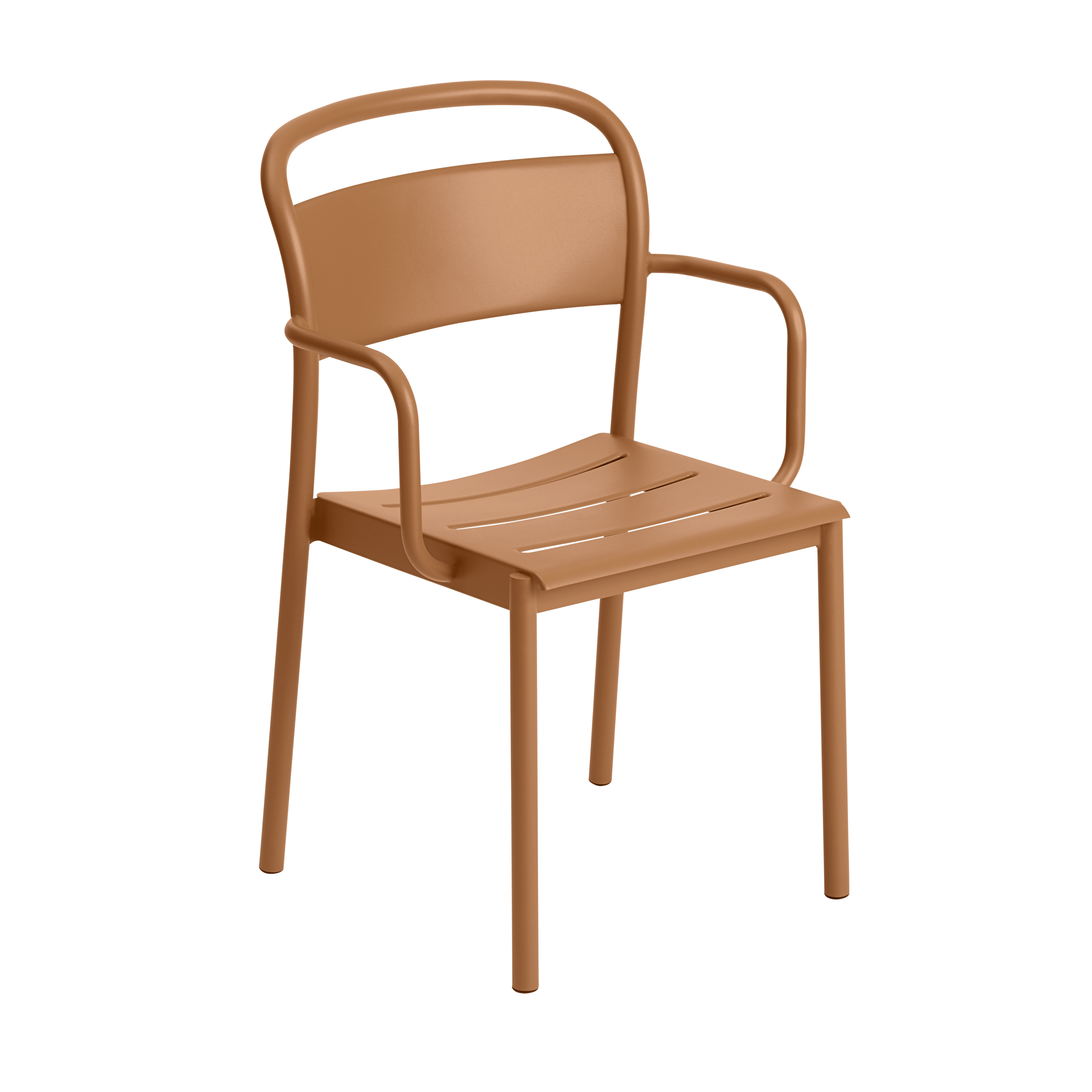 LINEAR Outdoor Armchair Orange Steel