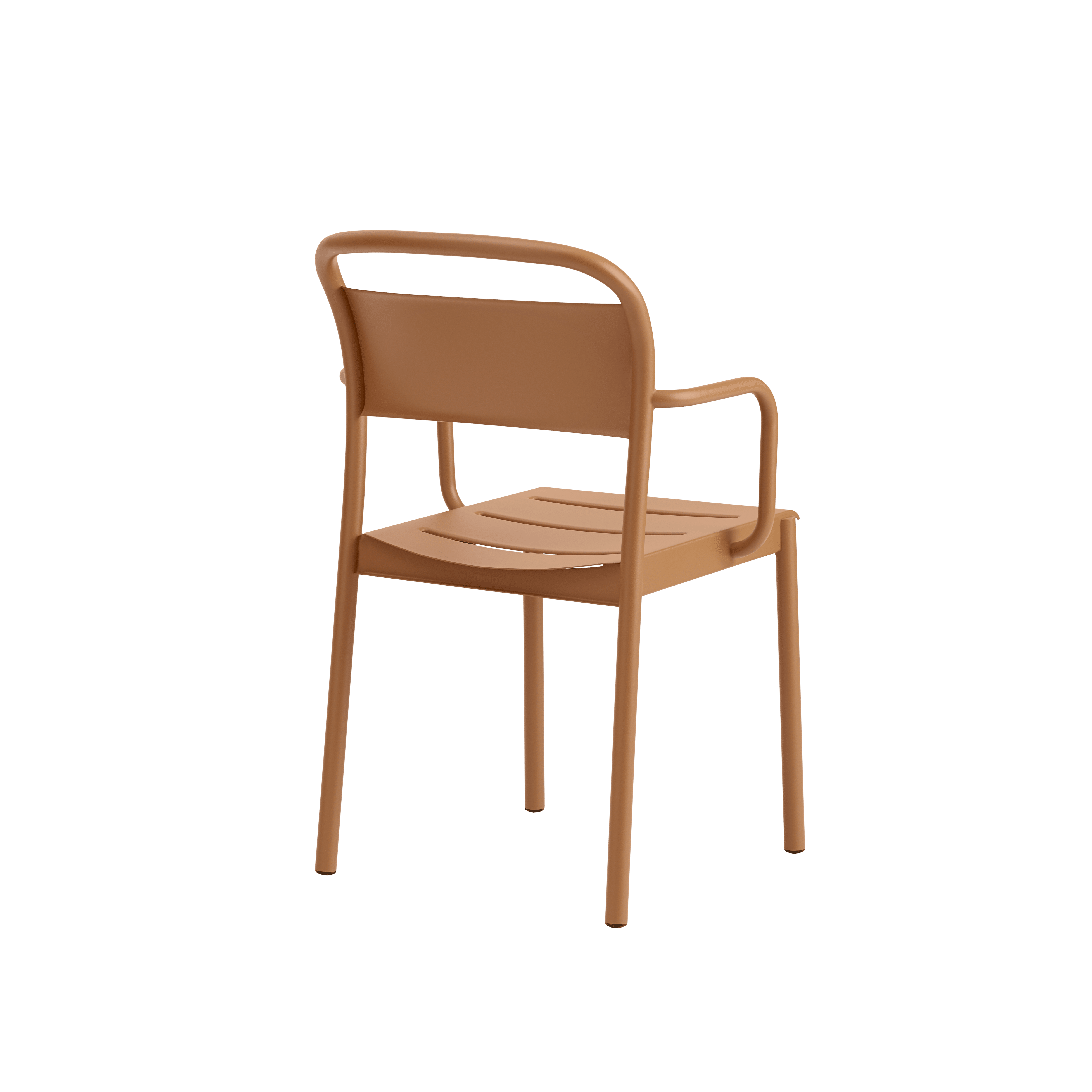 LINEAR Outdoor Armchair Orange Steel