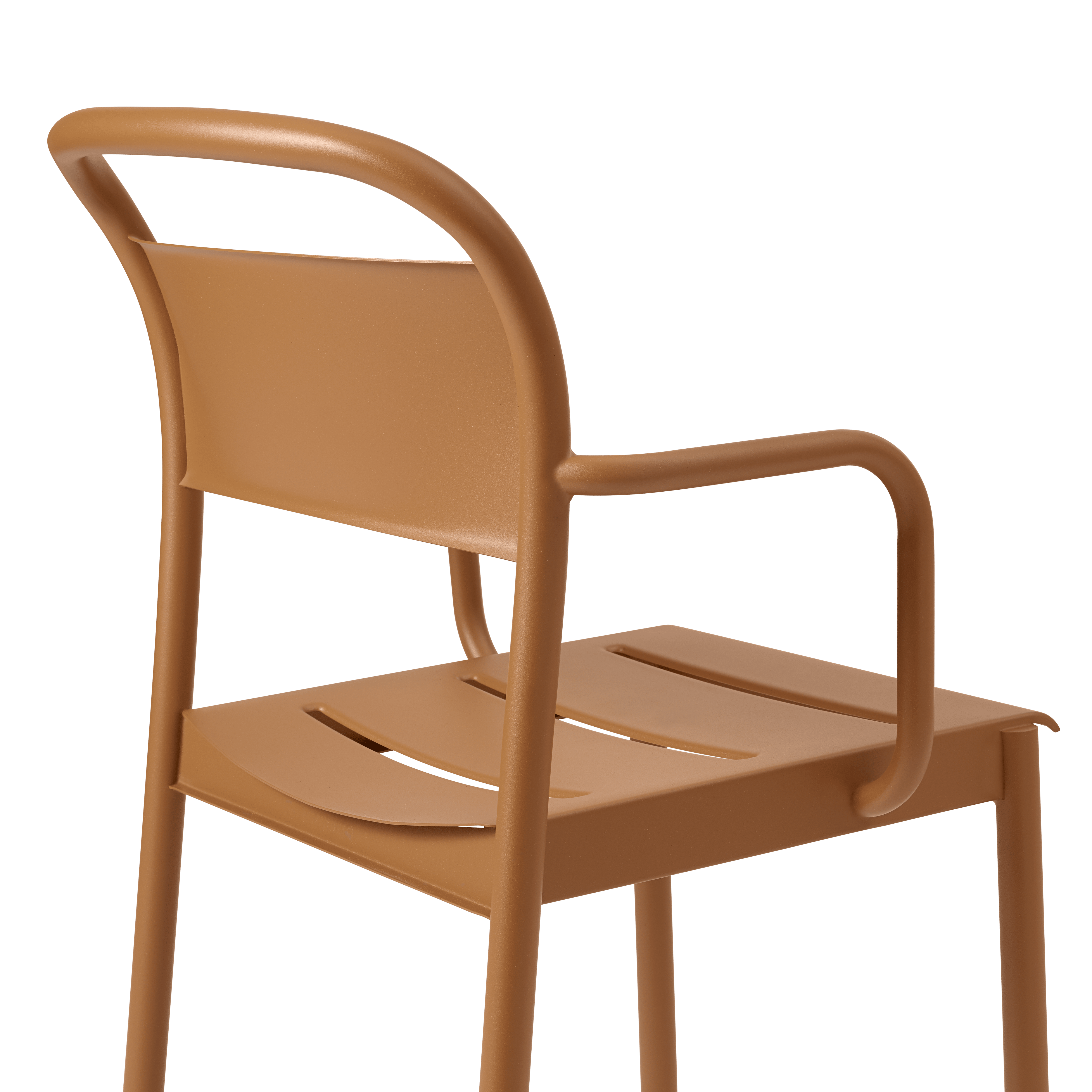 LINEAR Outdoor Armchair Orange Steel