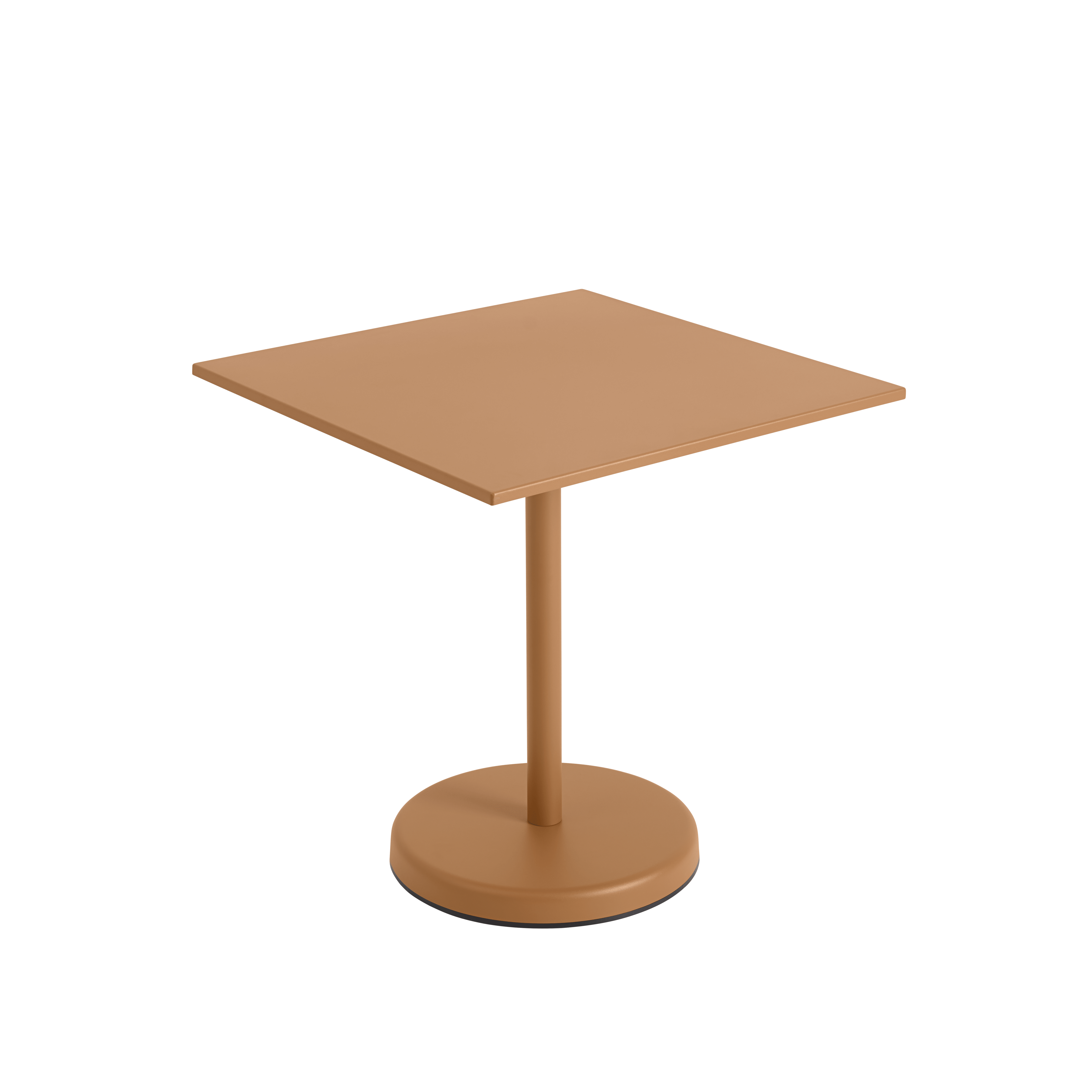 Outdoor bar table LINEAR orange steel
