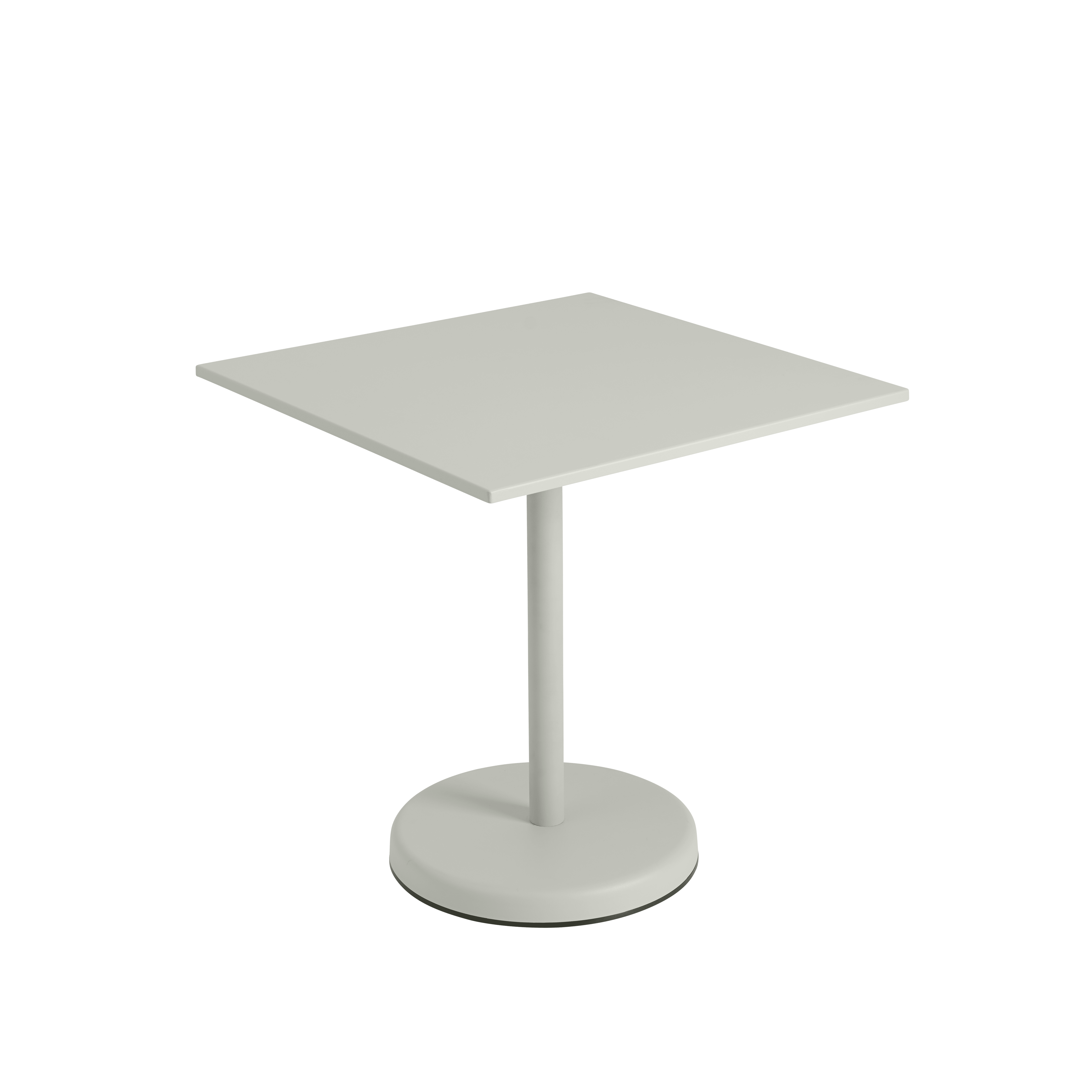 Outdoor bar table LINEAR gray steel