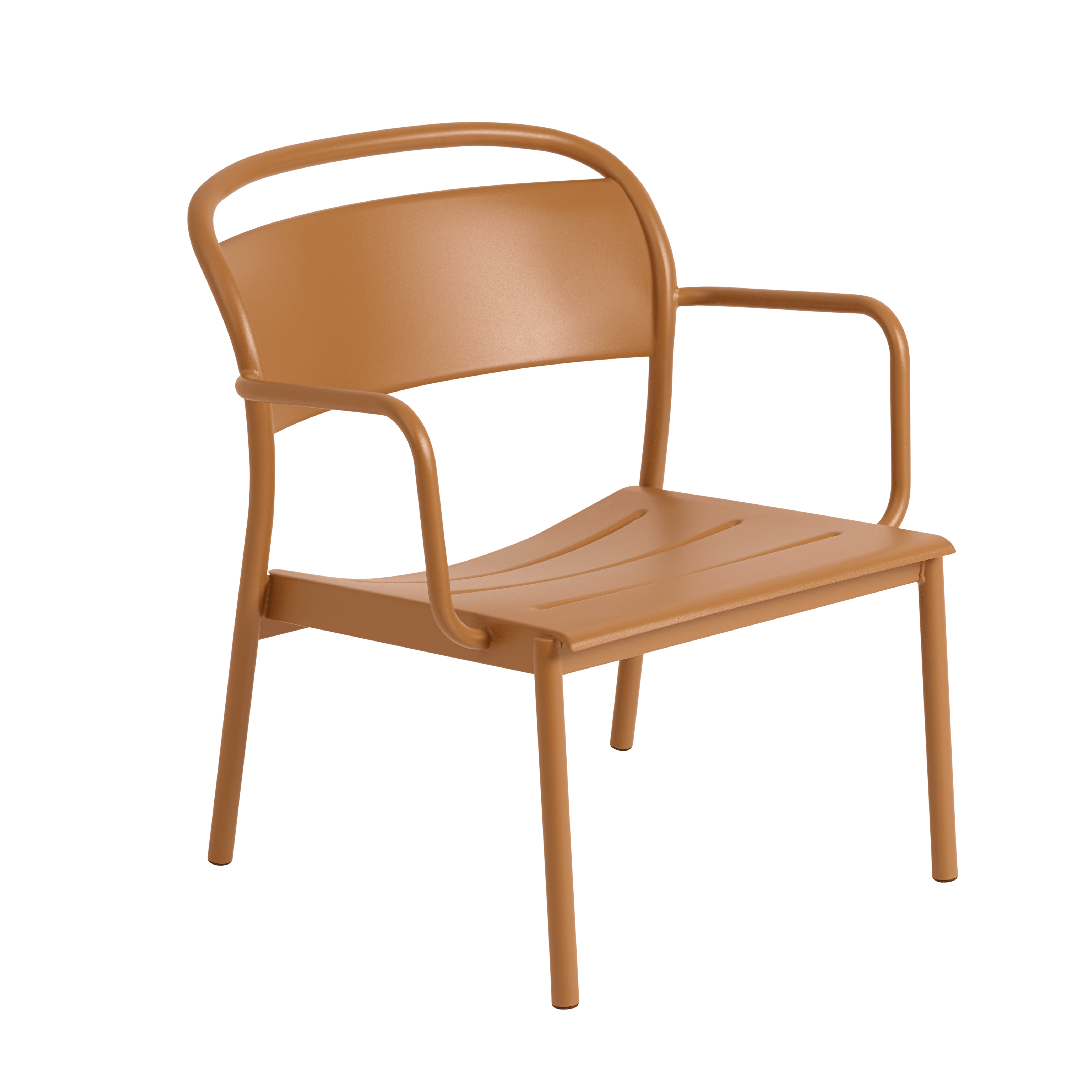 LINEAR Outdoor Armchair Orange Steel
