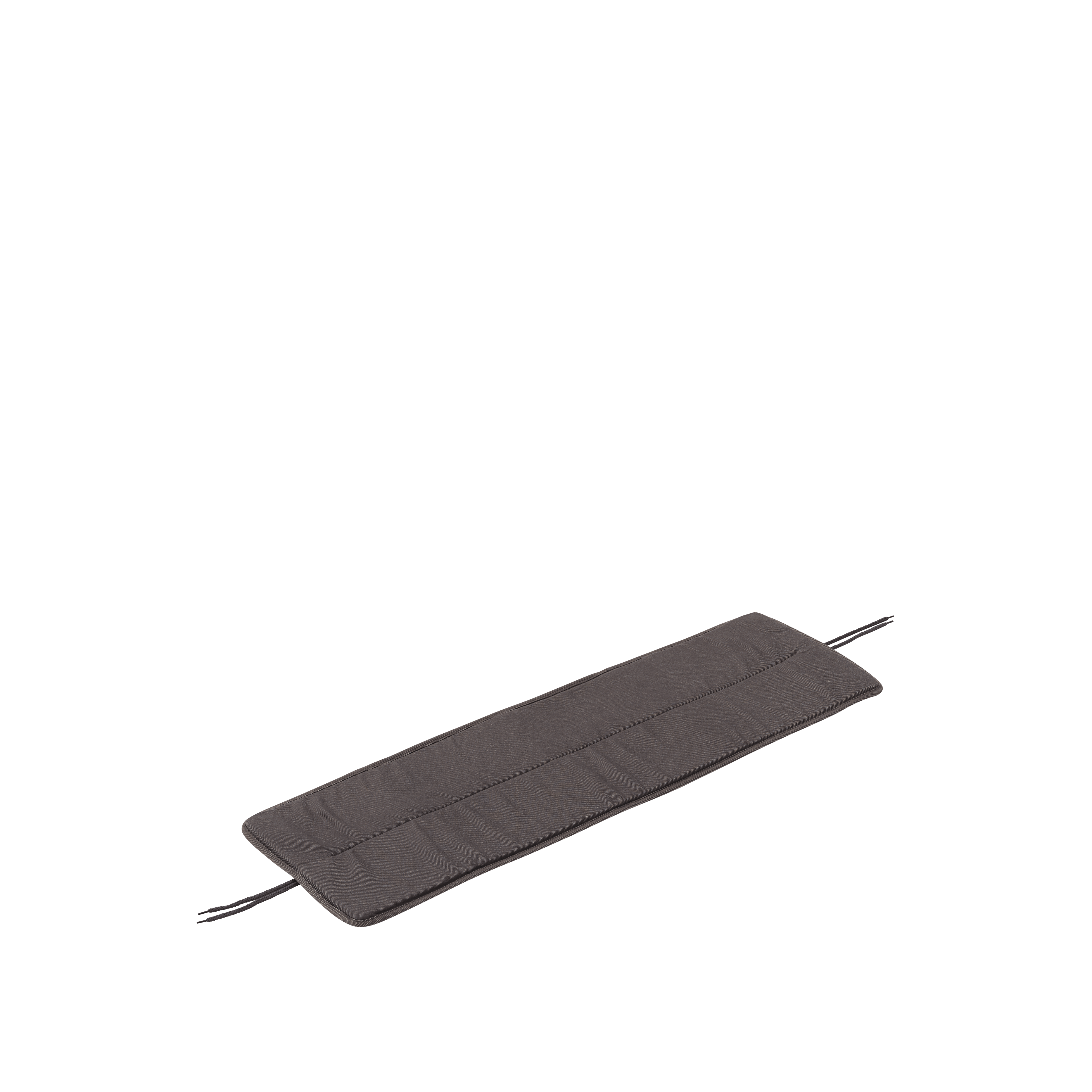 LINEAR Gray Steel Outdoor Bench