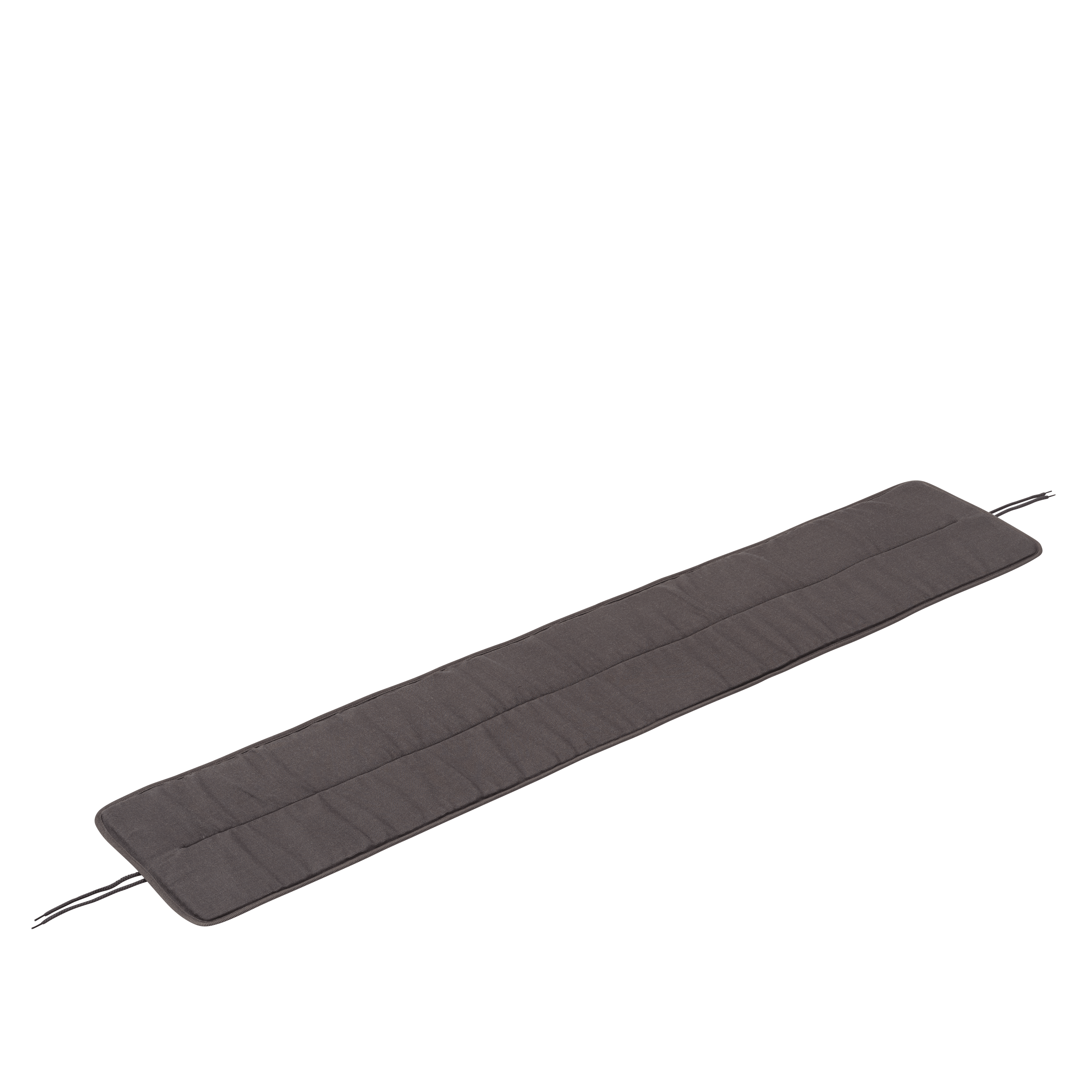 LINEAR Gray Steel Outdoor Bench