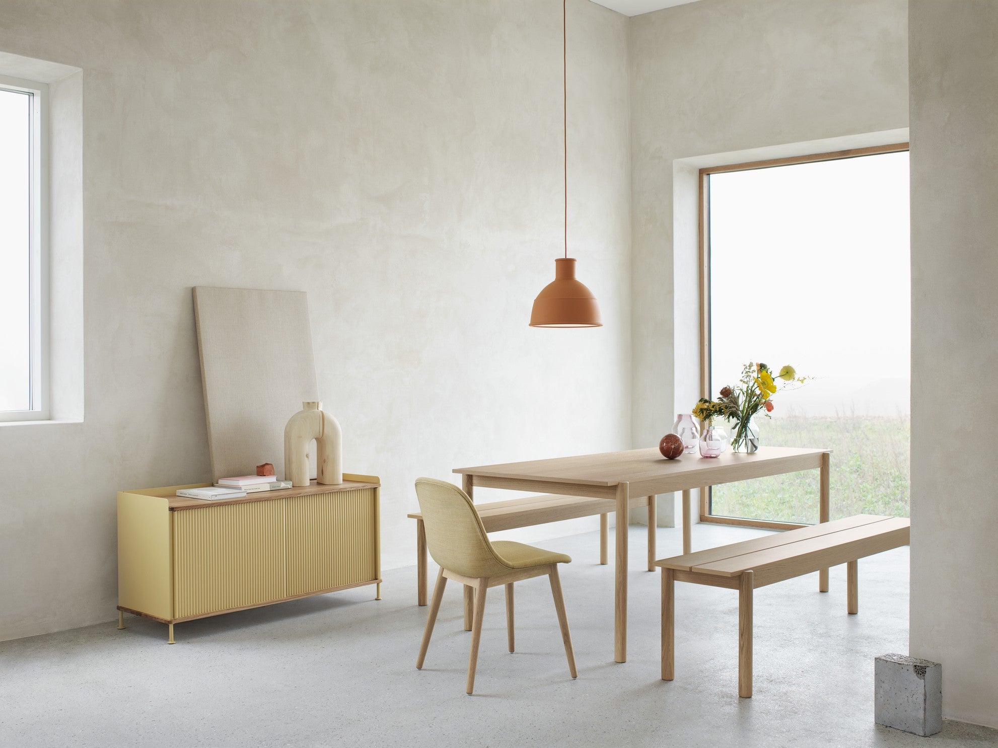 Personalized FIBER Chair with Wooden Base