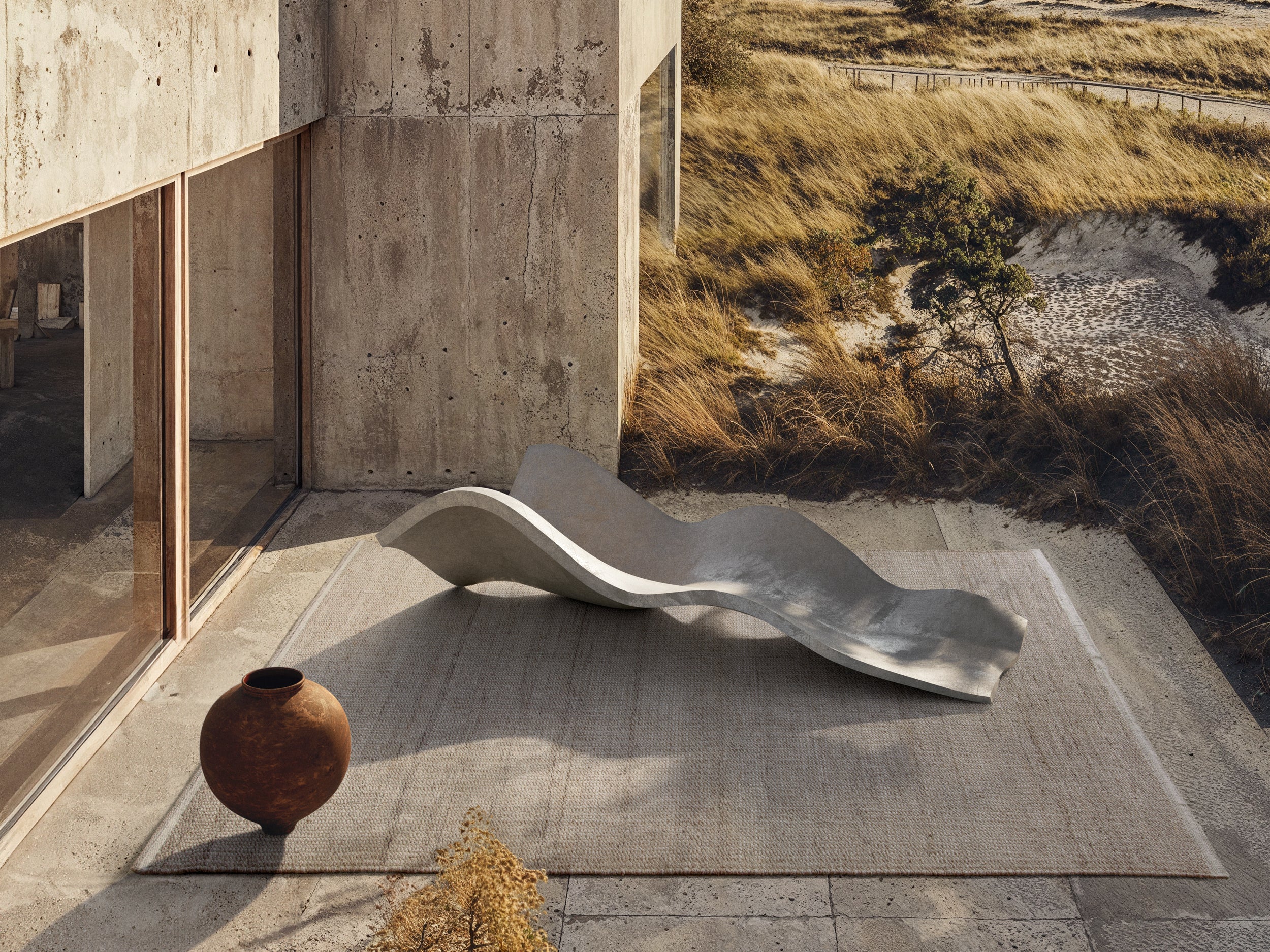 Teppich ADONIC MIST taupe