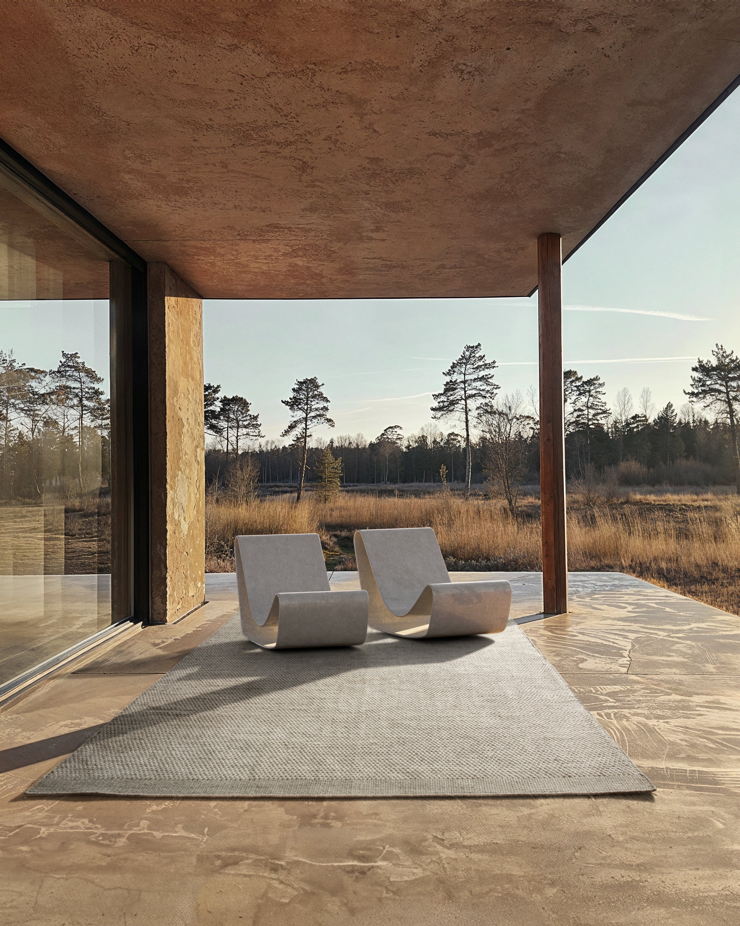 Teppich ADONIC MIST - ERDE beige