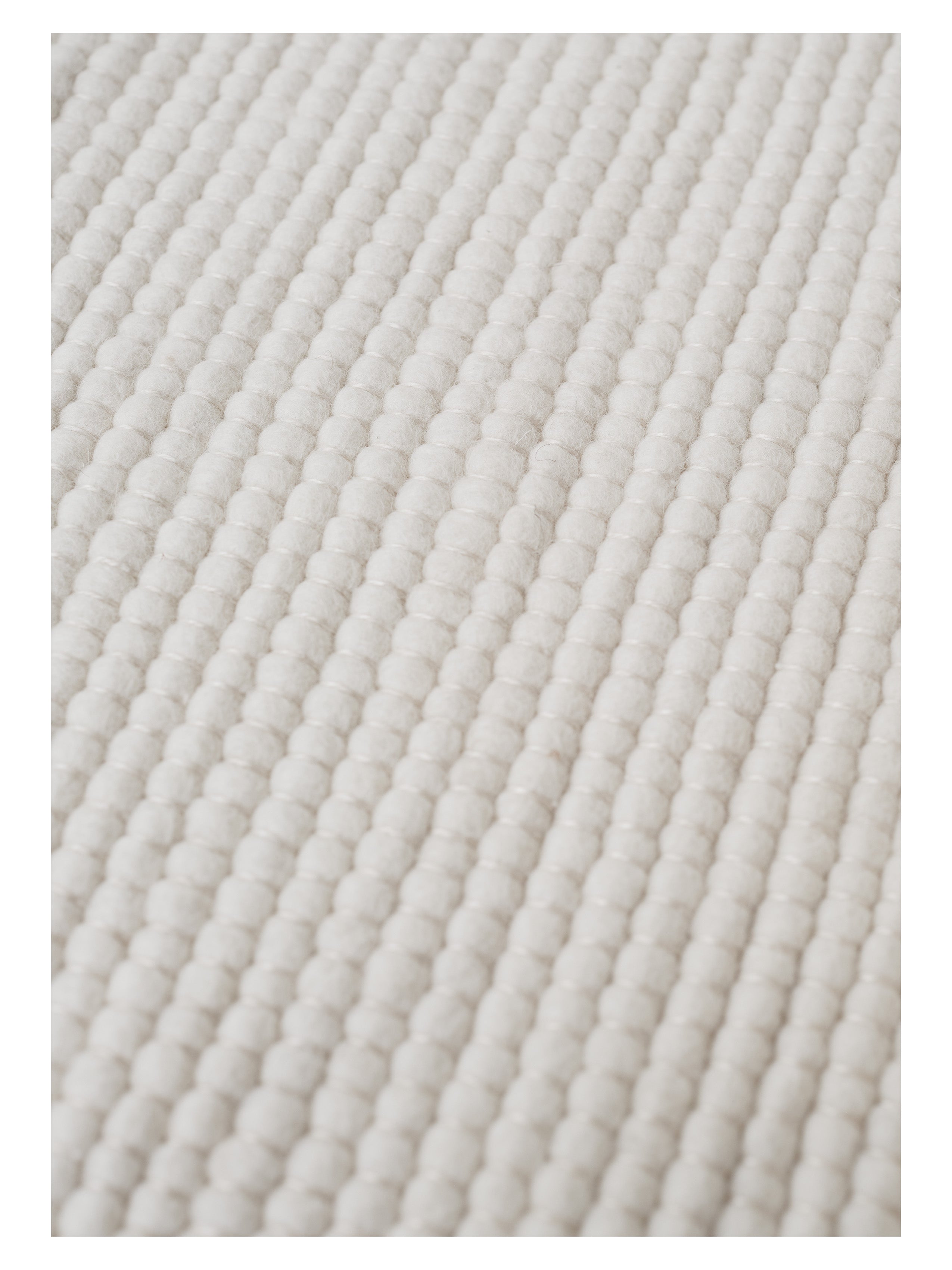 AGNER white round rug