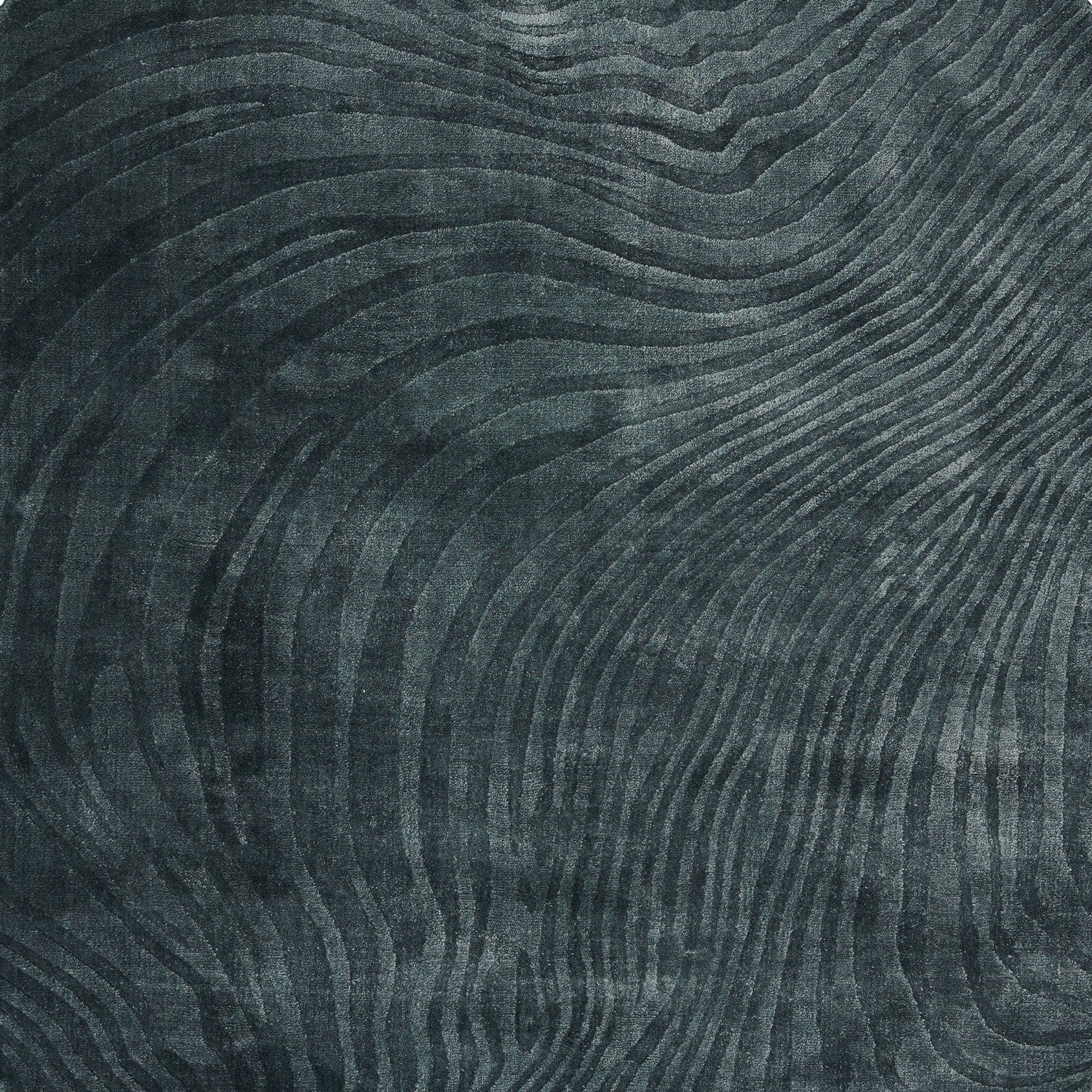 Ovaler Teppich ANONG - FOREST dunkelgrün