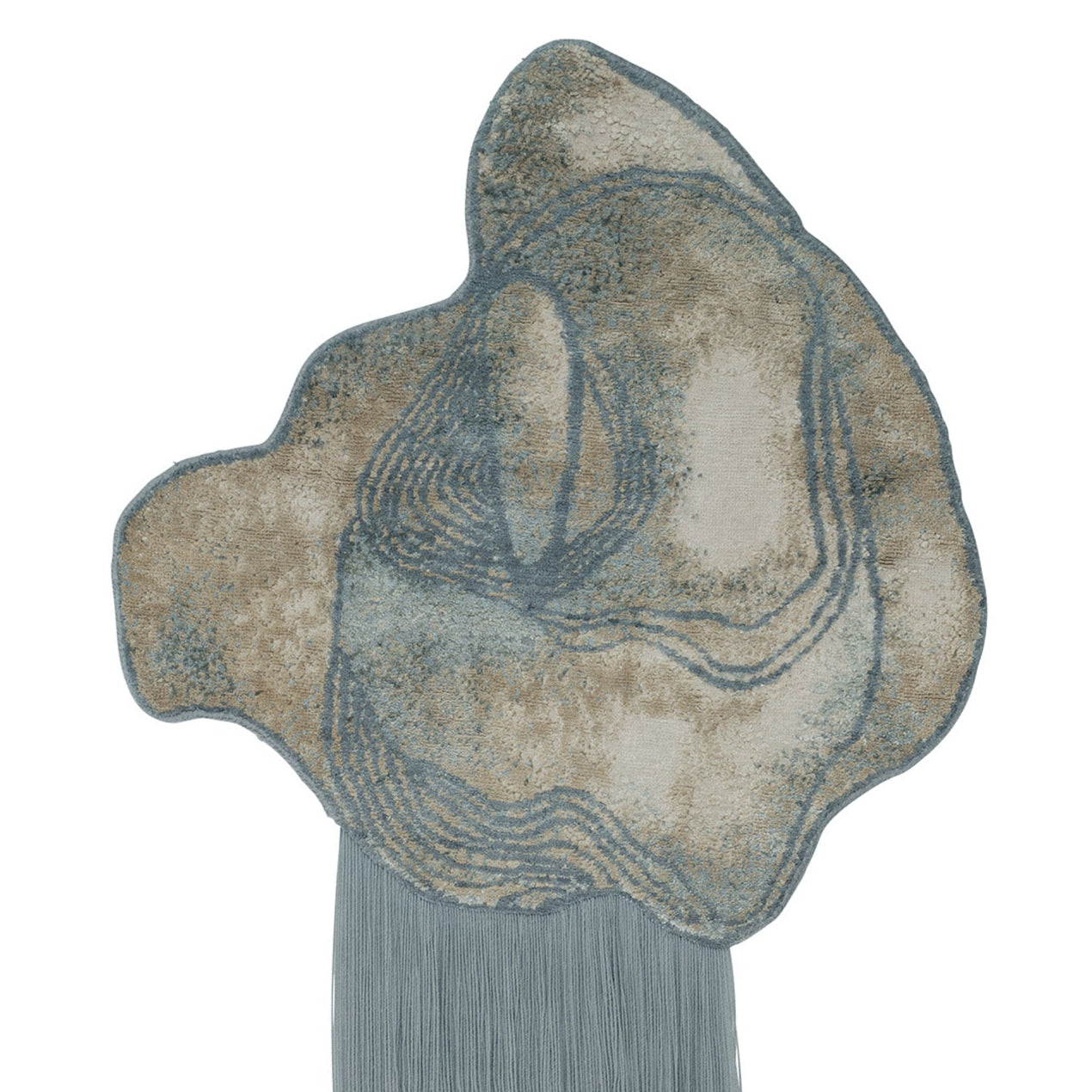Teppich AQUALLENCE blau mit beige