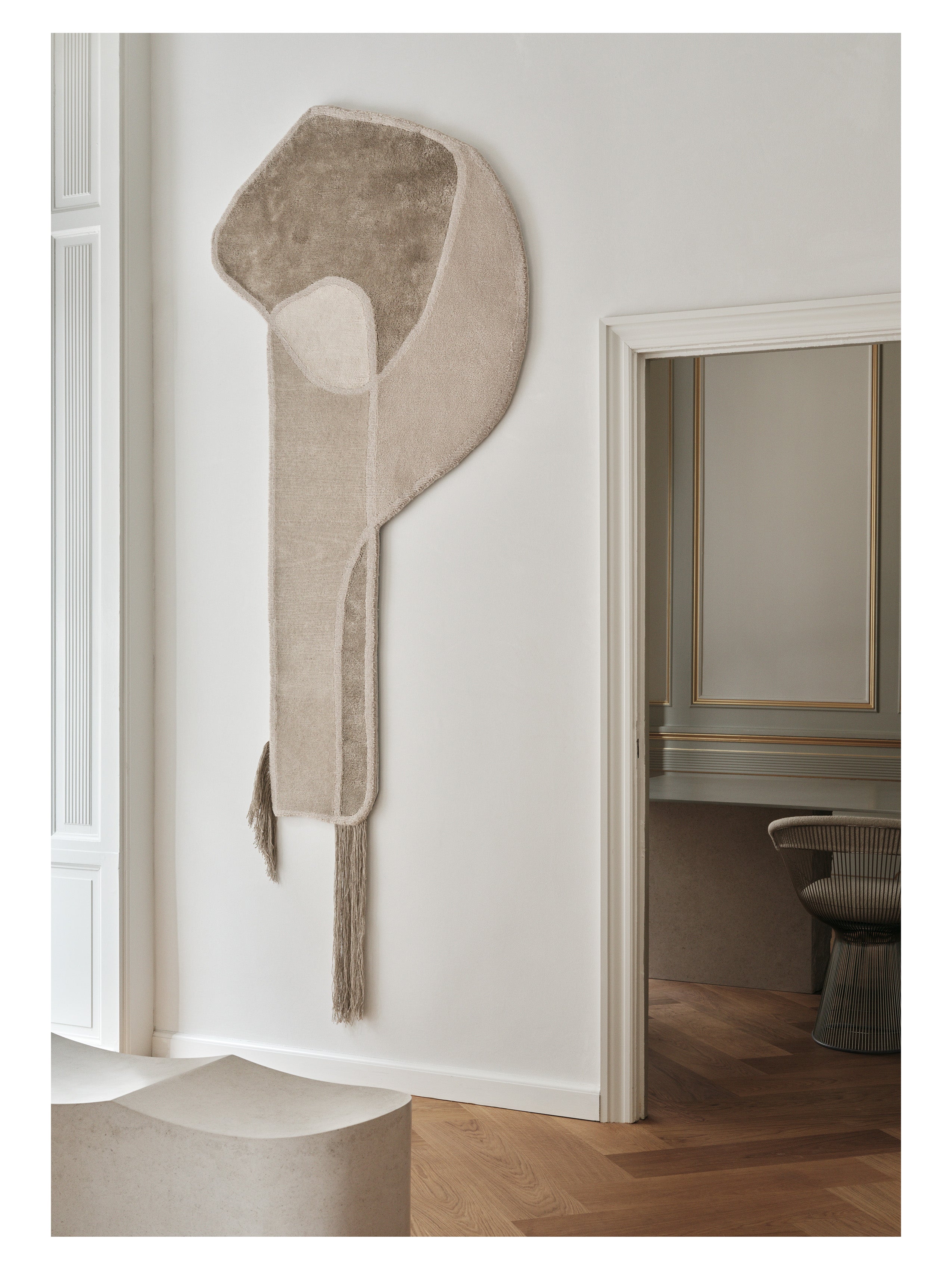 Teppich AWRY FRAME beige