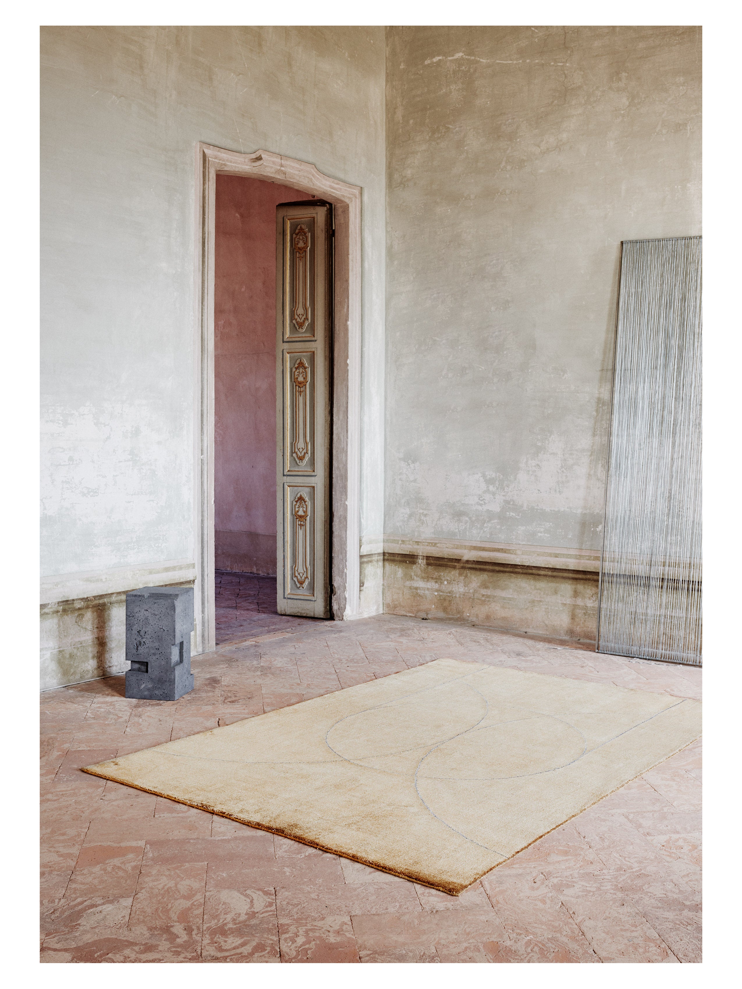 Teppich CIRCULUS grau
