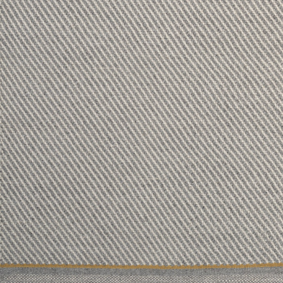 DAWN LIGHT rug gray with mustard stripe