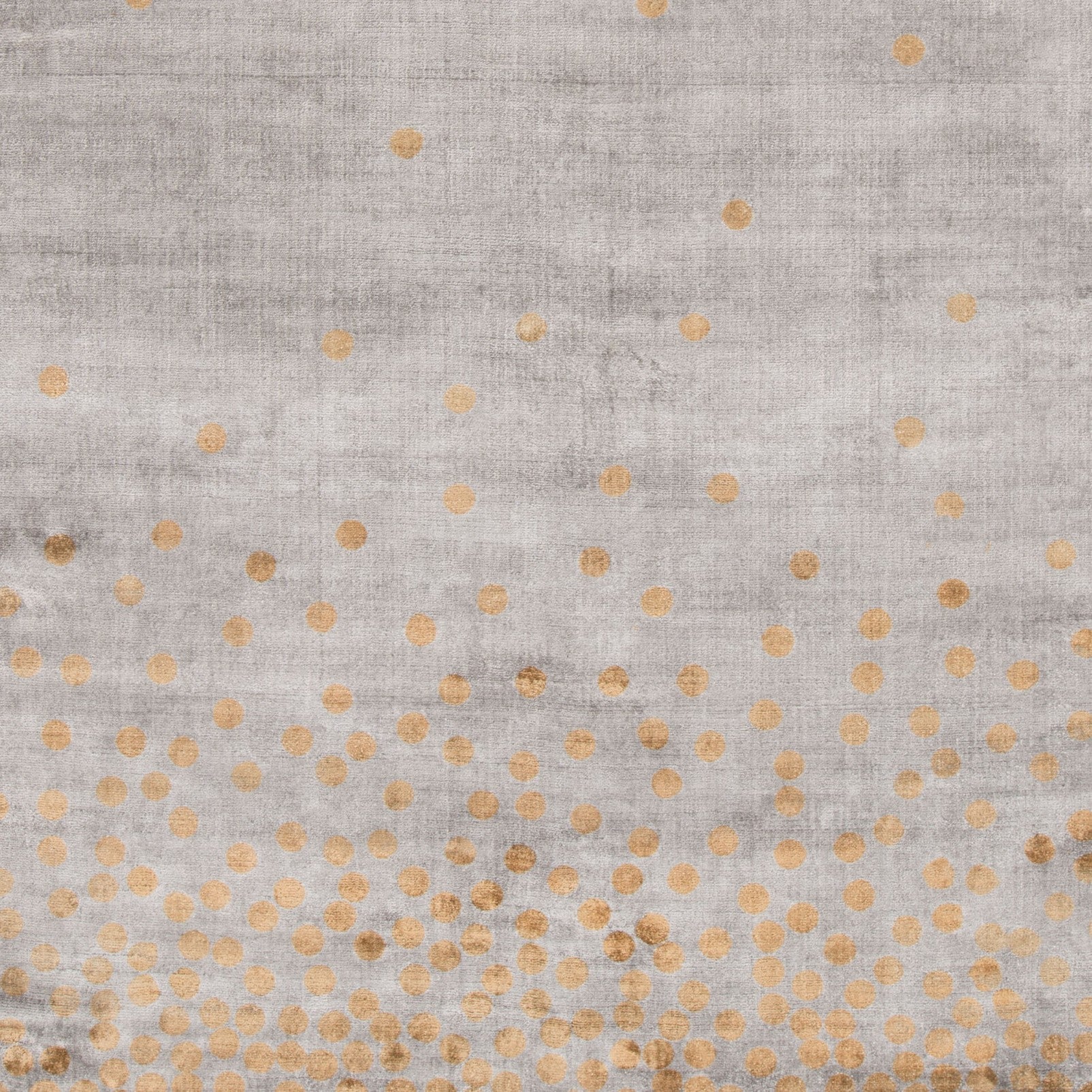 Teppich DOTTO grau mit Orange