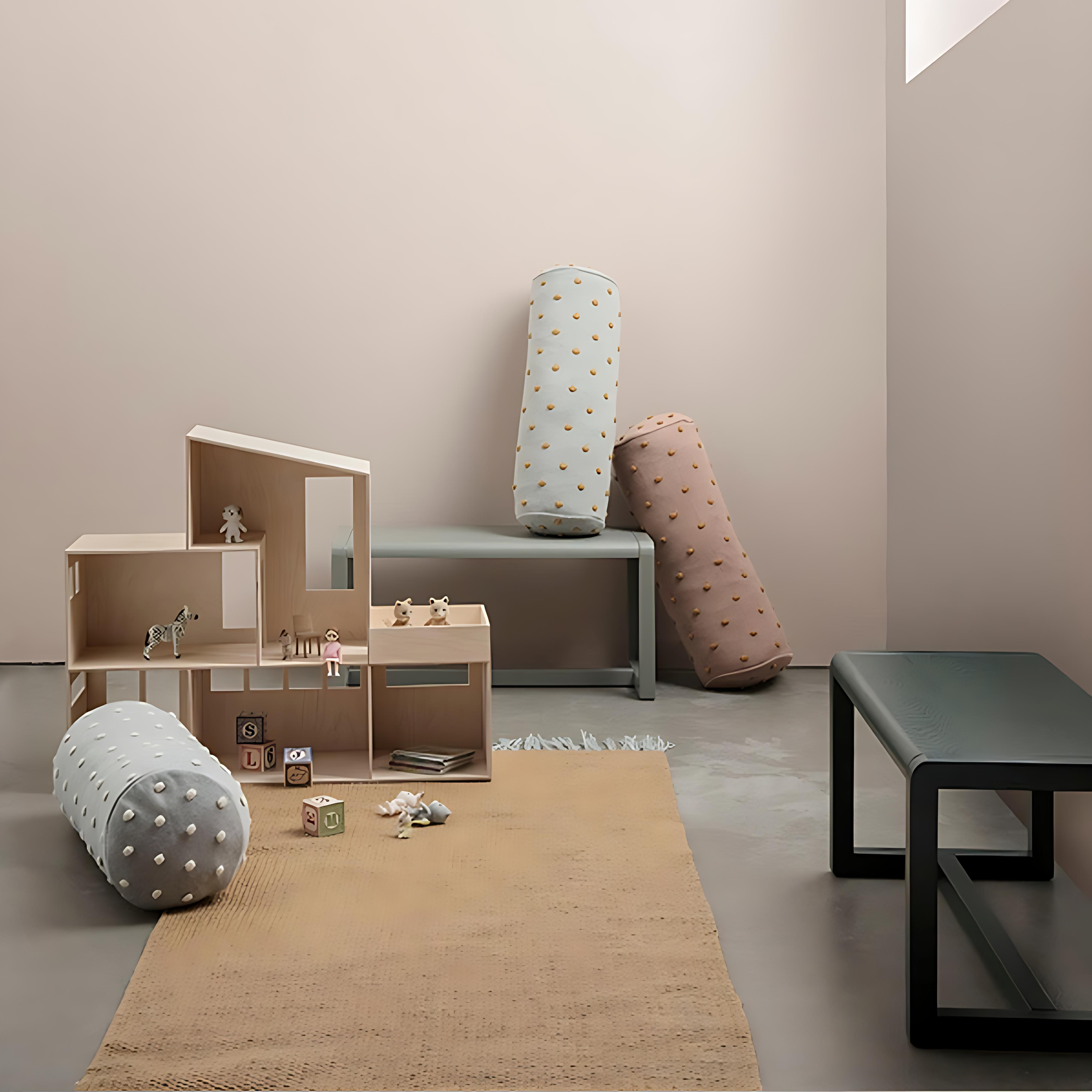 LITTLE ARCHITECT children's bench gray