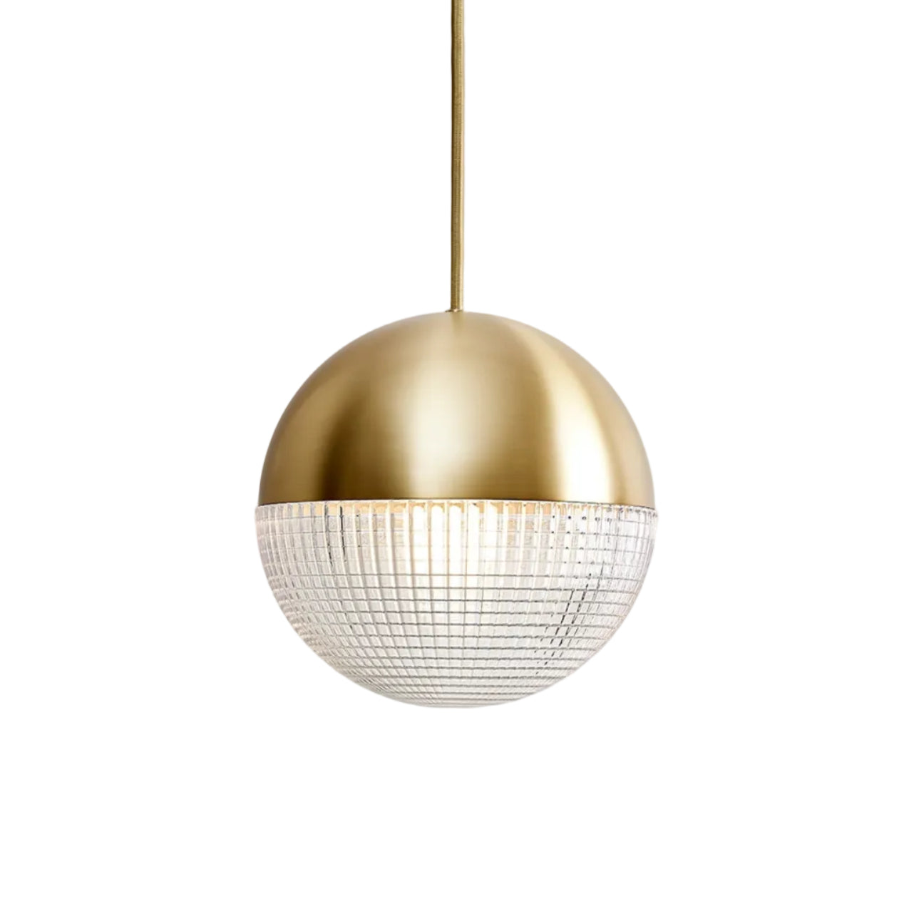 LENS FLAIR Brass Pendant Lamp