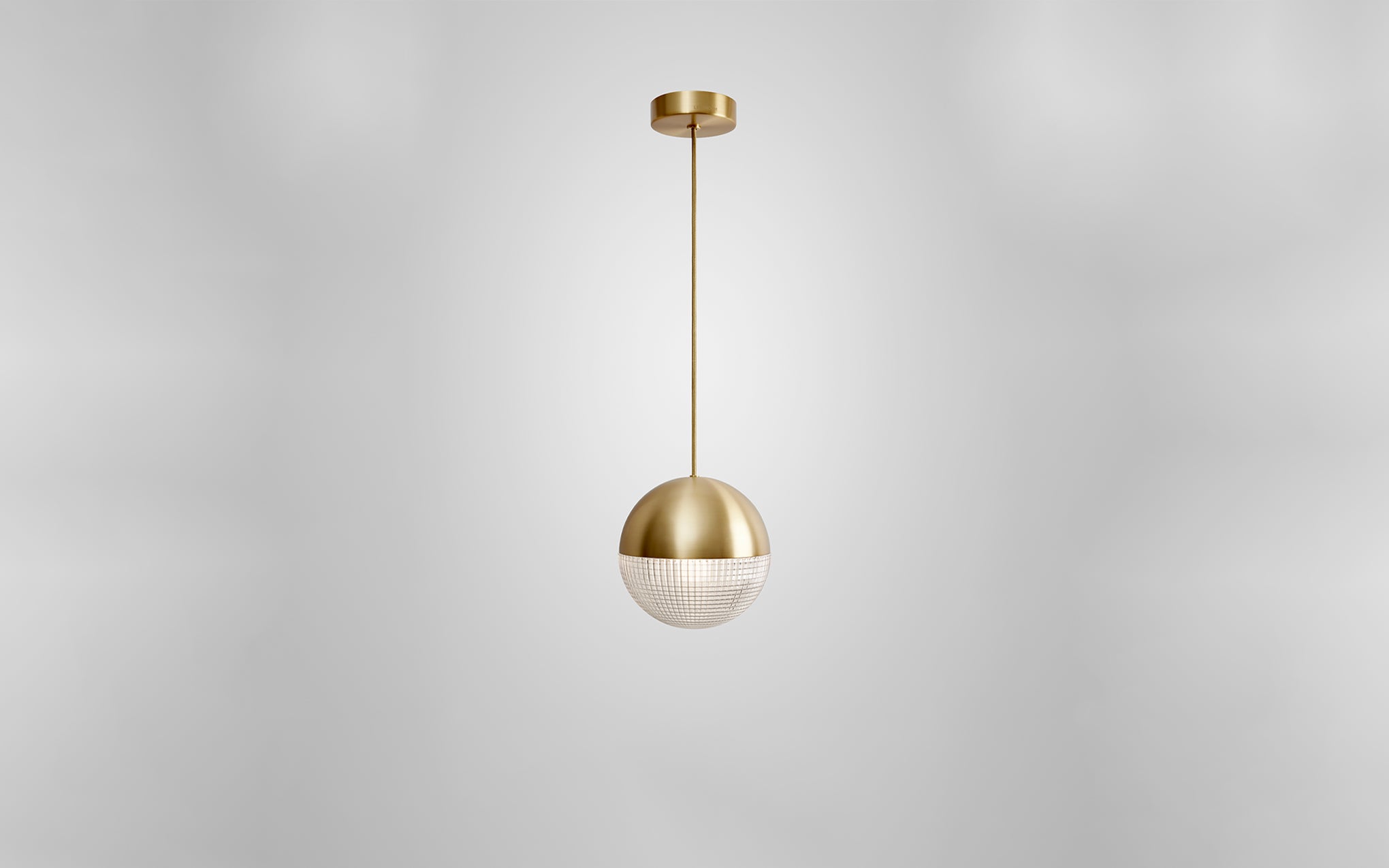LENS FLAIR Brass Pendant Lamp