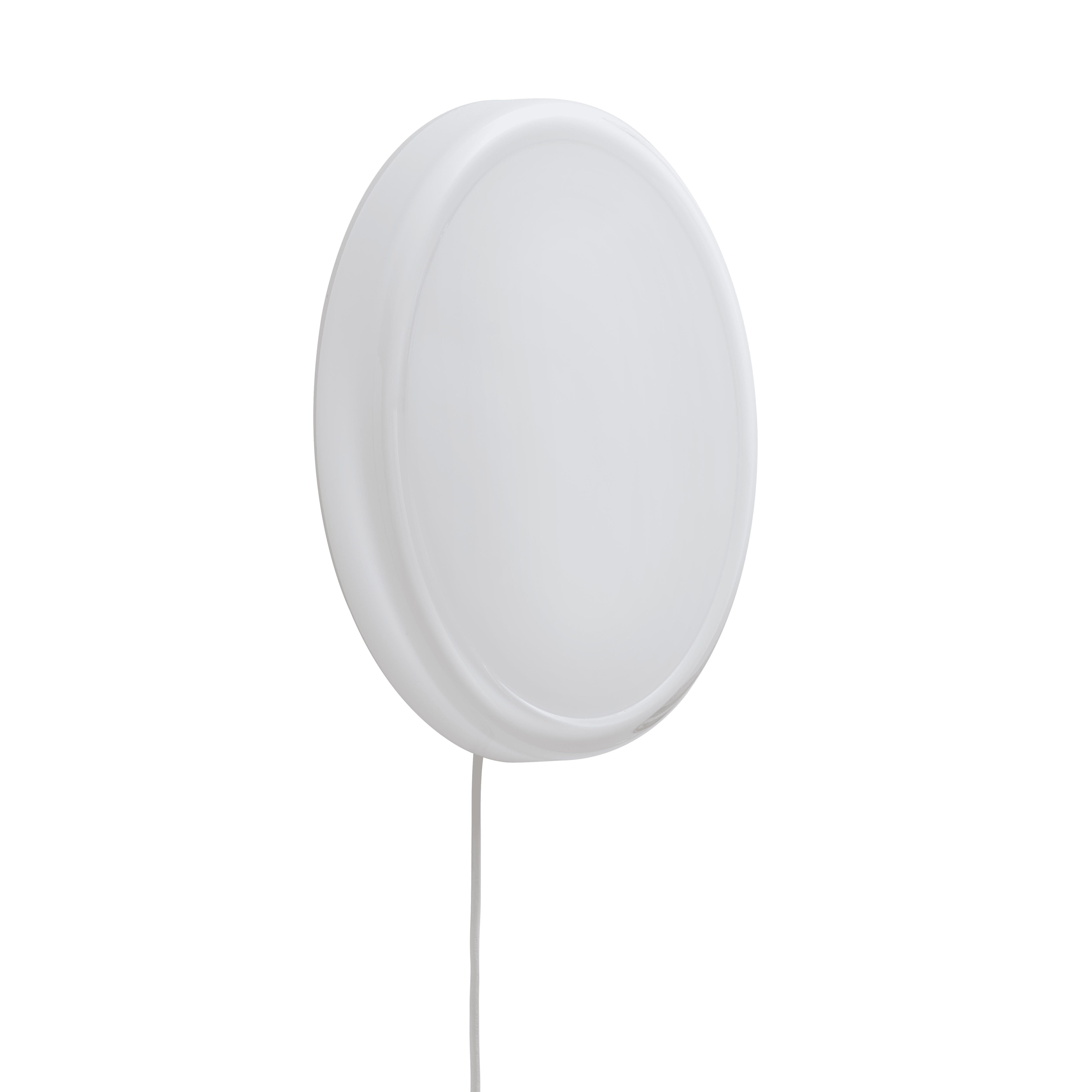 LOOPED white wall lamp