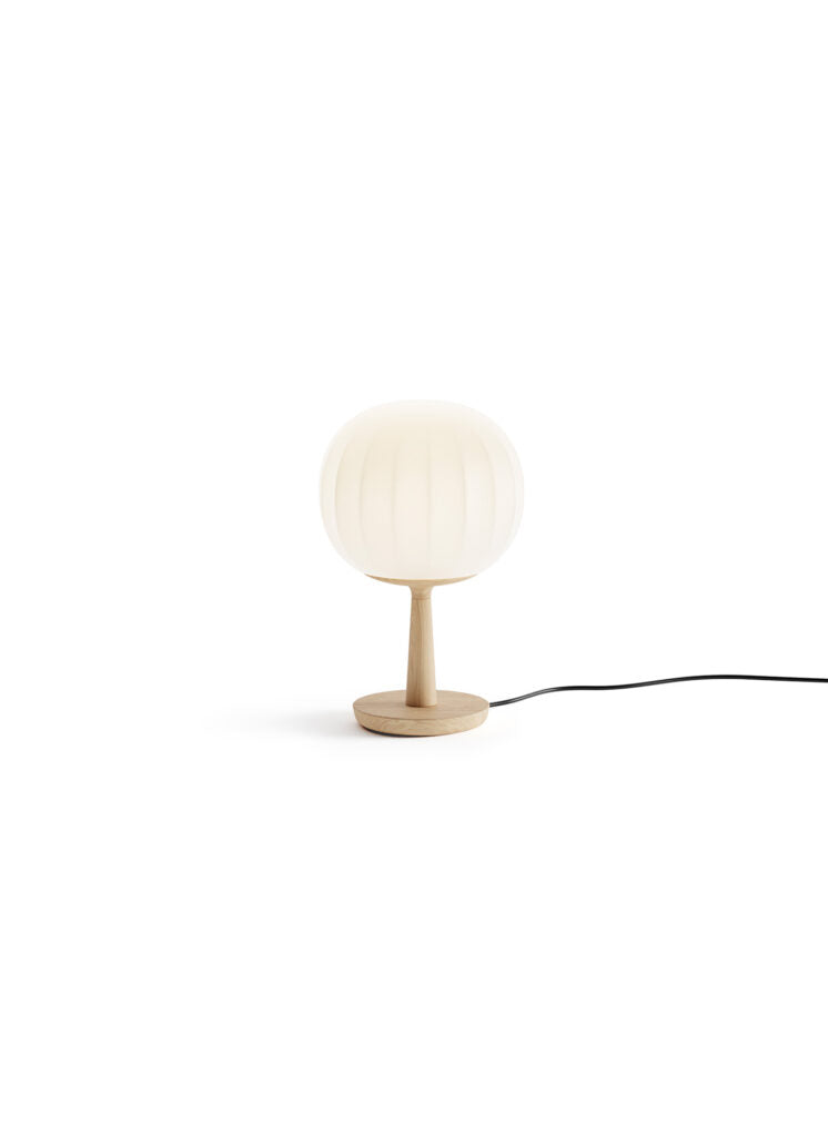 Table lamp solid ash wood