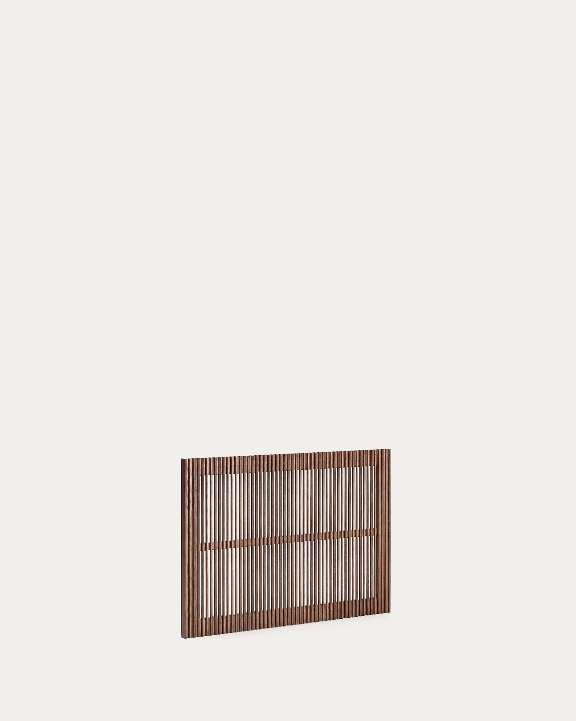 BEYLA headboard dark brown ash wood
