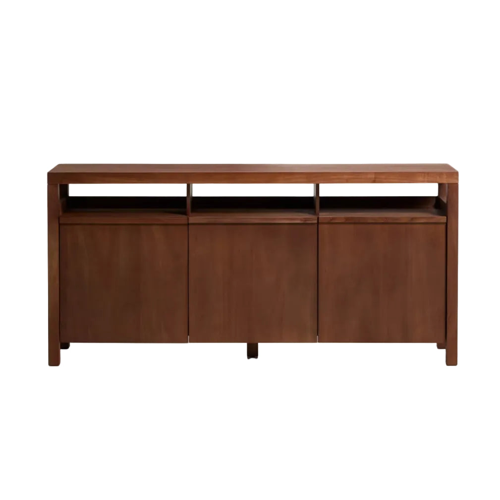 NORANI Lite Chest of Drawers in Acacia Wood and Veneer