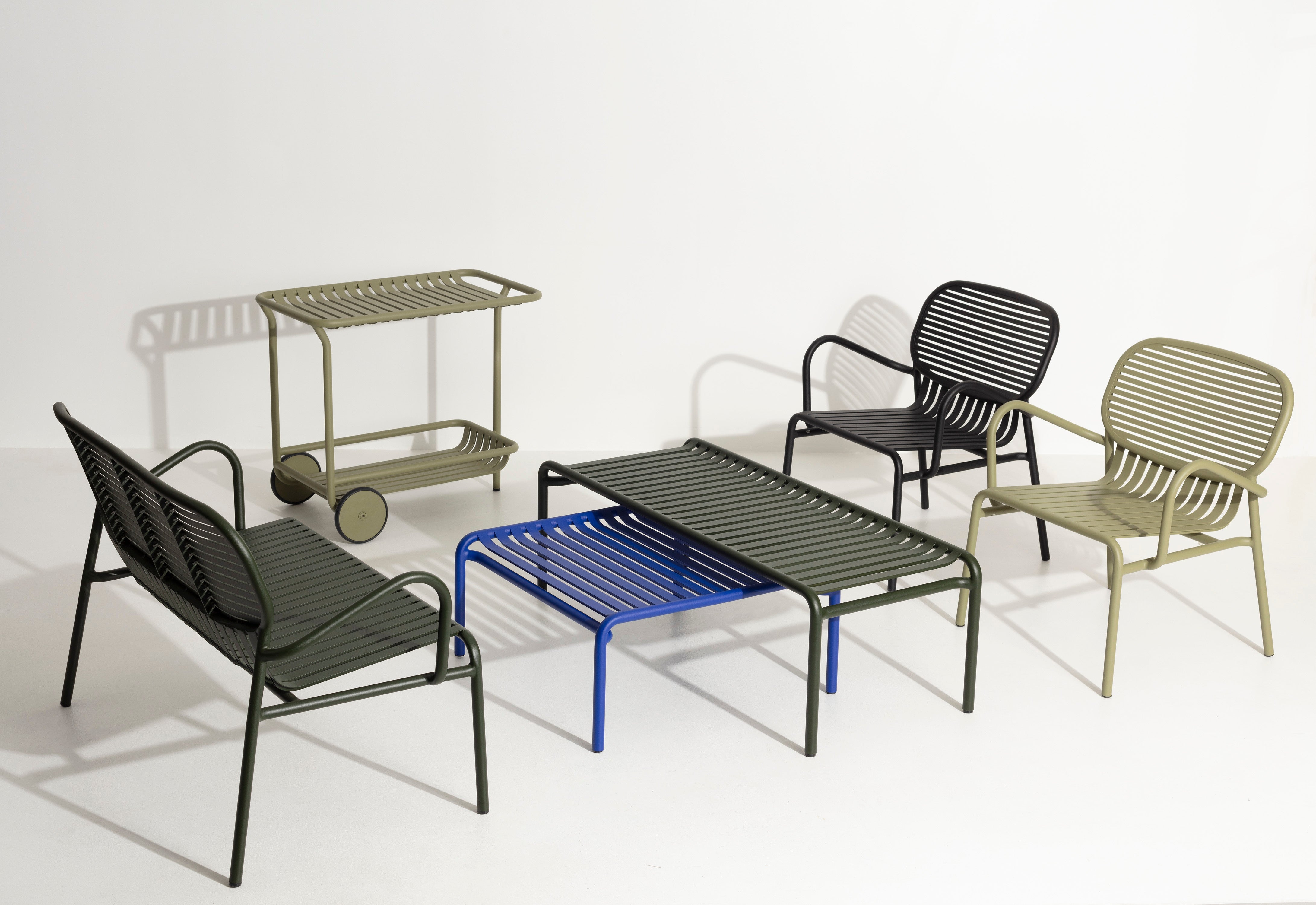 WEEK-END Square White Outdoor Coffee Table