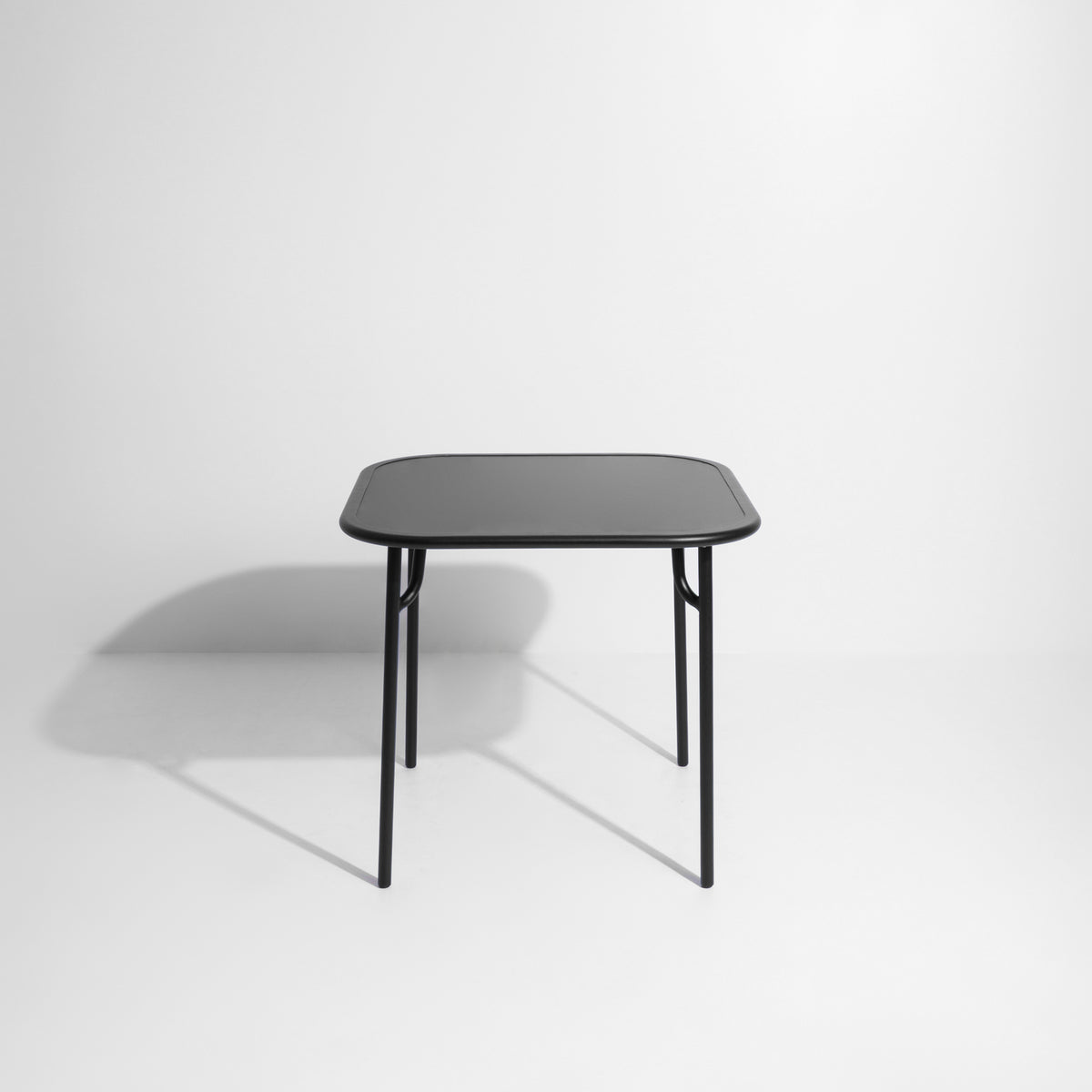 WEEK-END Black Square Garden Table