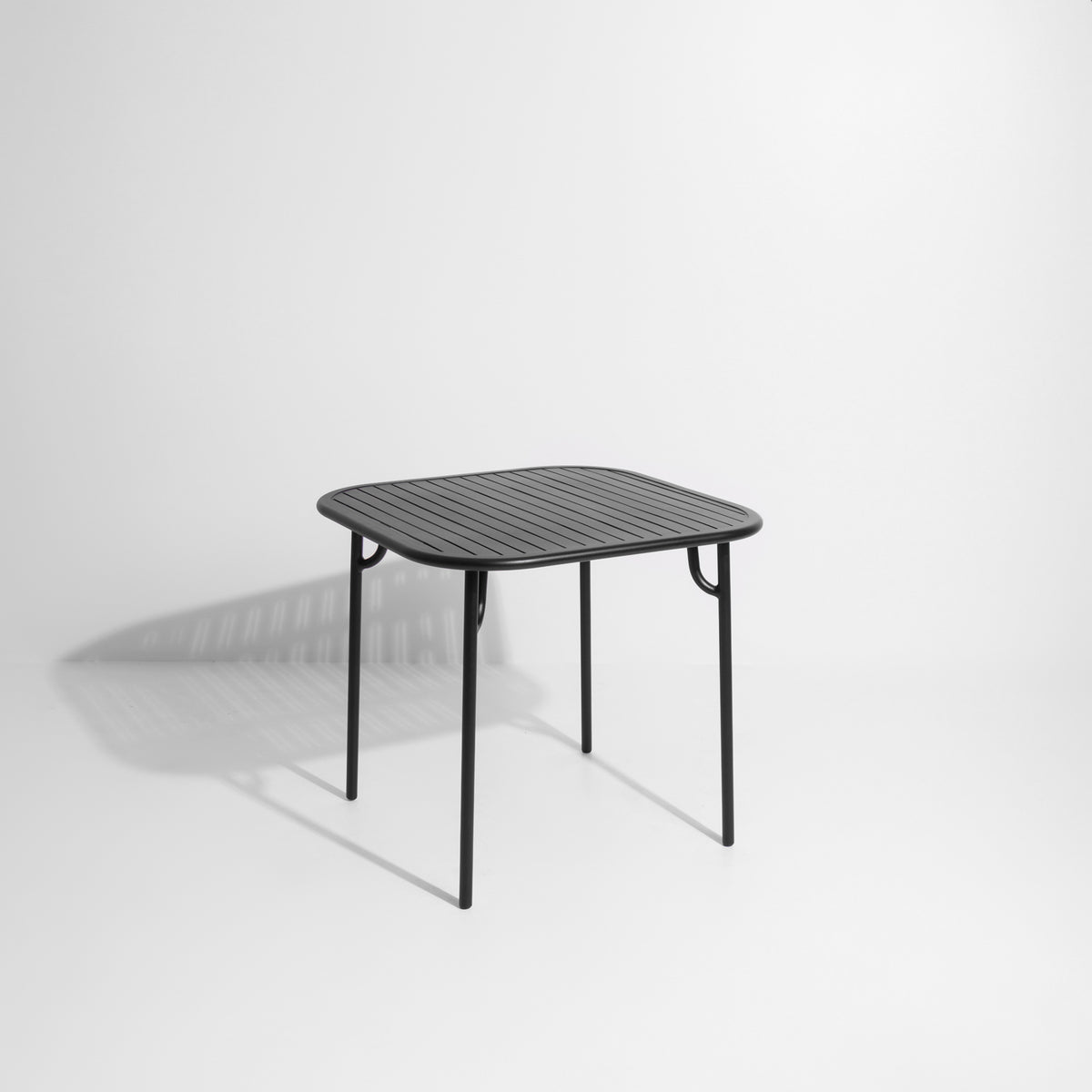 WEEK-END Black Square Garden Table