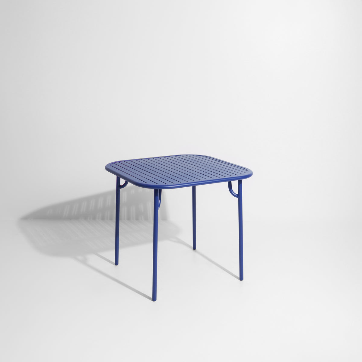 WEEK-END dark blue square garden table