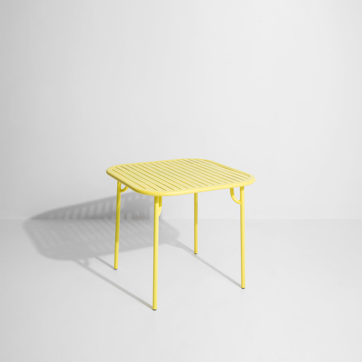 WEEK-END Square Garden Table in Bright Yellow