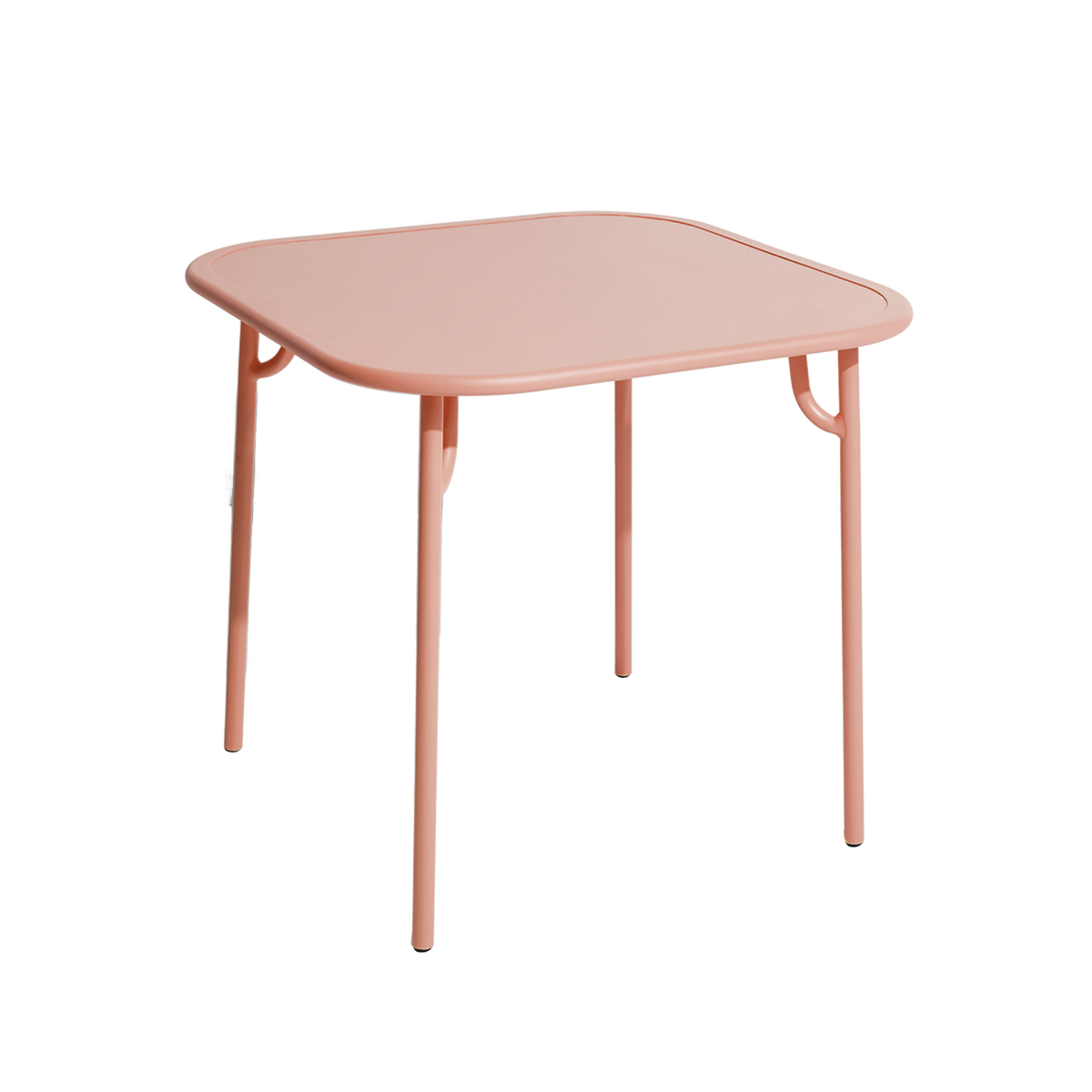 WEEK-END Square Garden Table in Pale Pink
