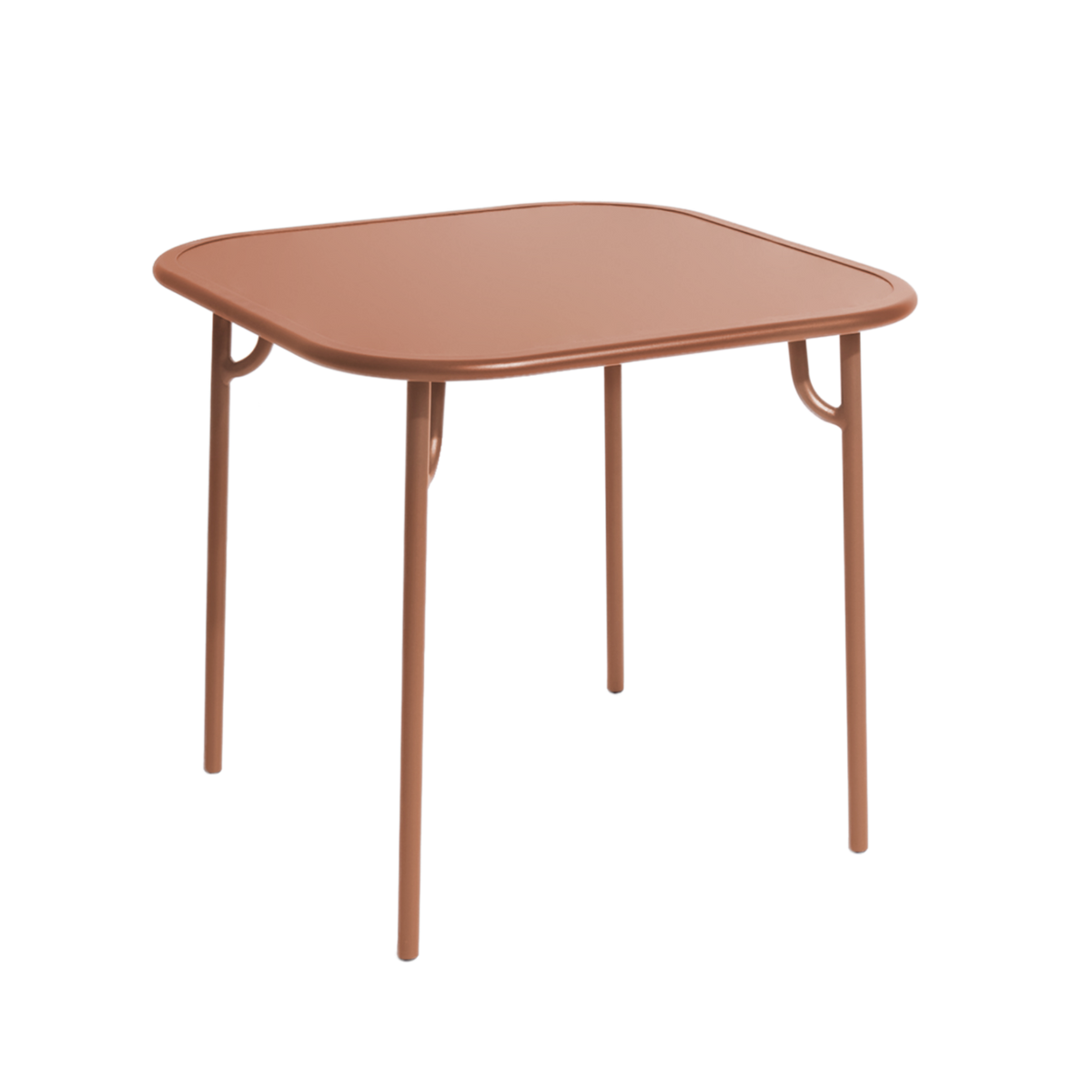 WEEK-END Square Garden Table in Terracotta
