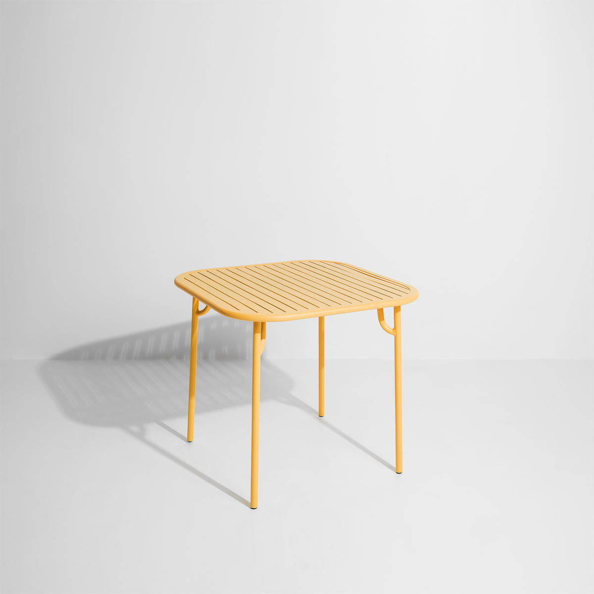 WEEK-END dark yellow square garden table