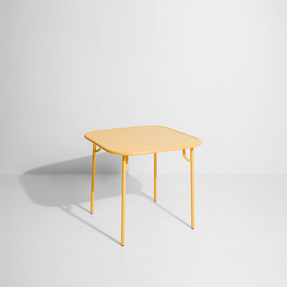 WEEK-END dark yellow square garden table