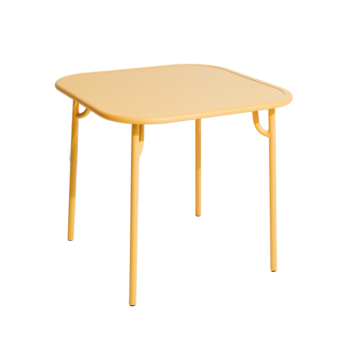 WEEK-END dark yellow square garden table