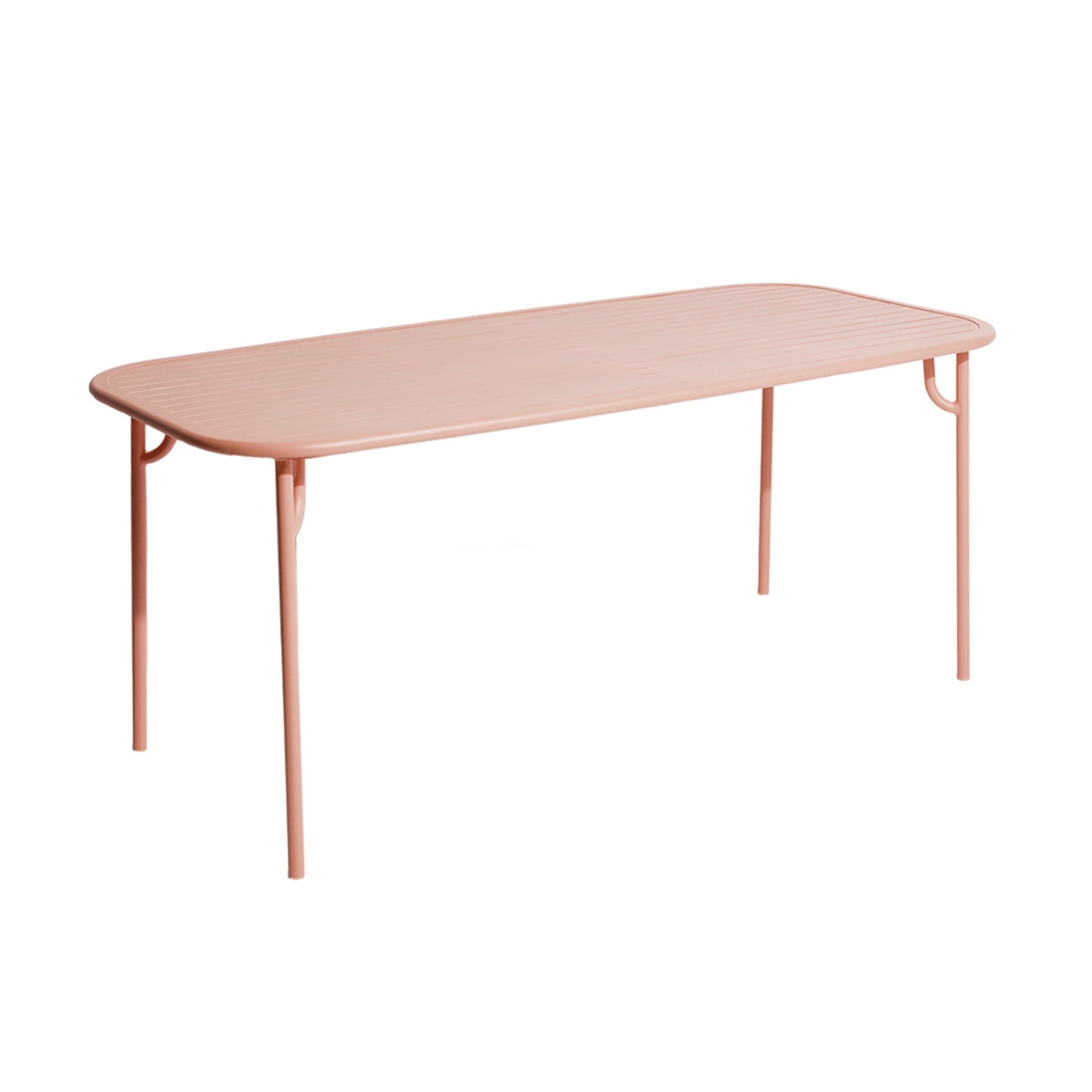 WEEK-END garden table in pale pink
