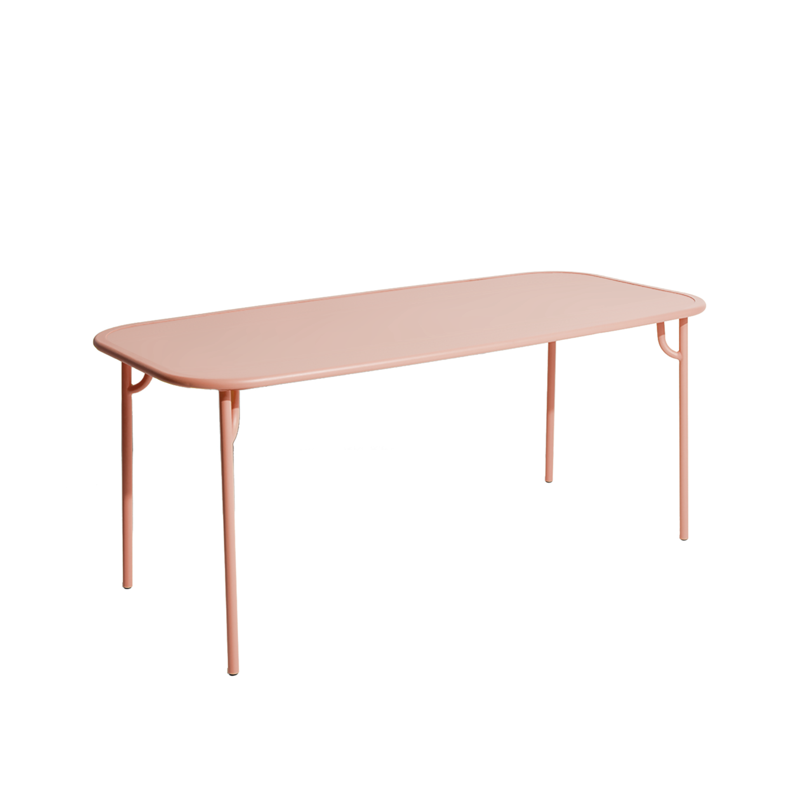WEEK-END garden table in pale pink