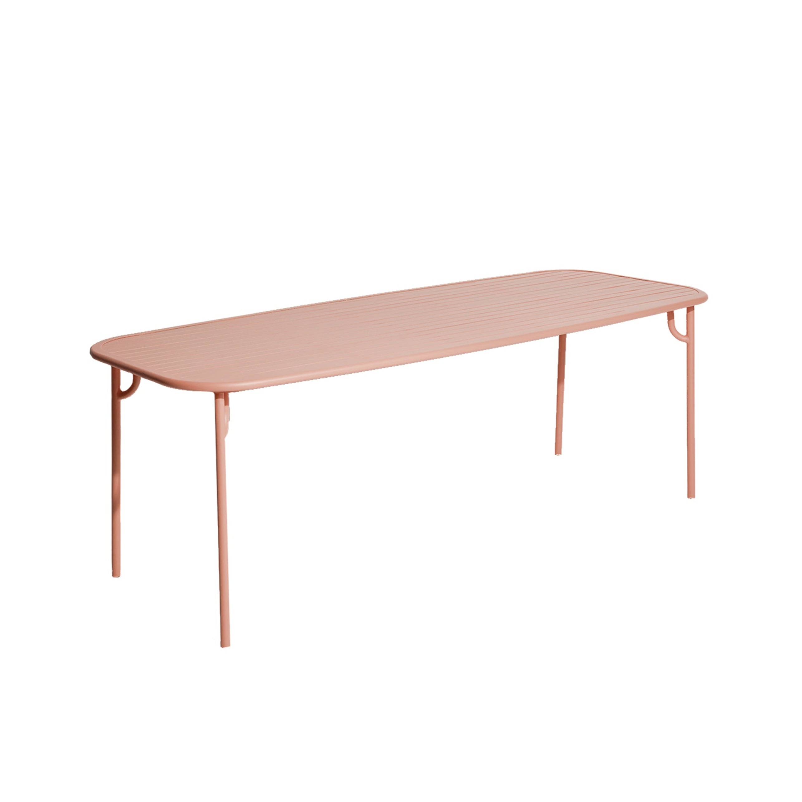 WEEK-END garden table in pale pink