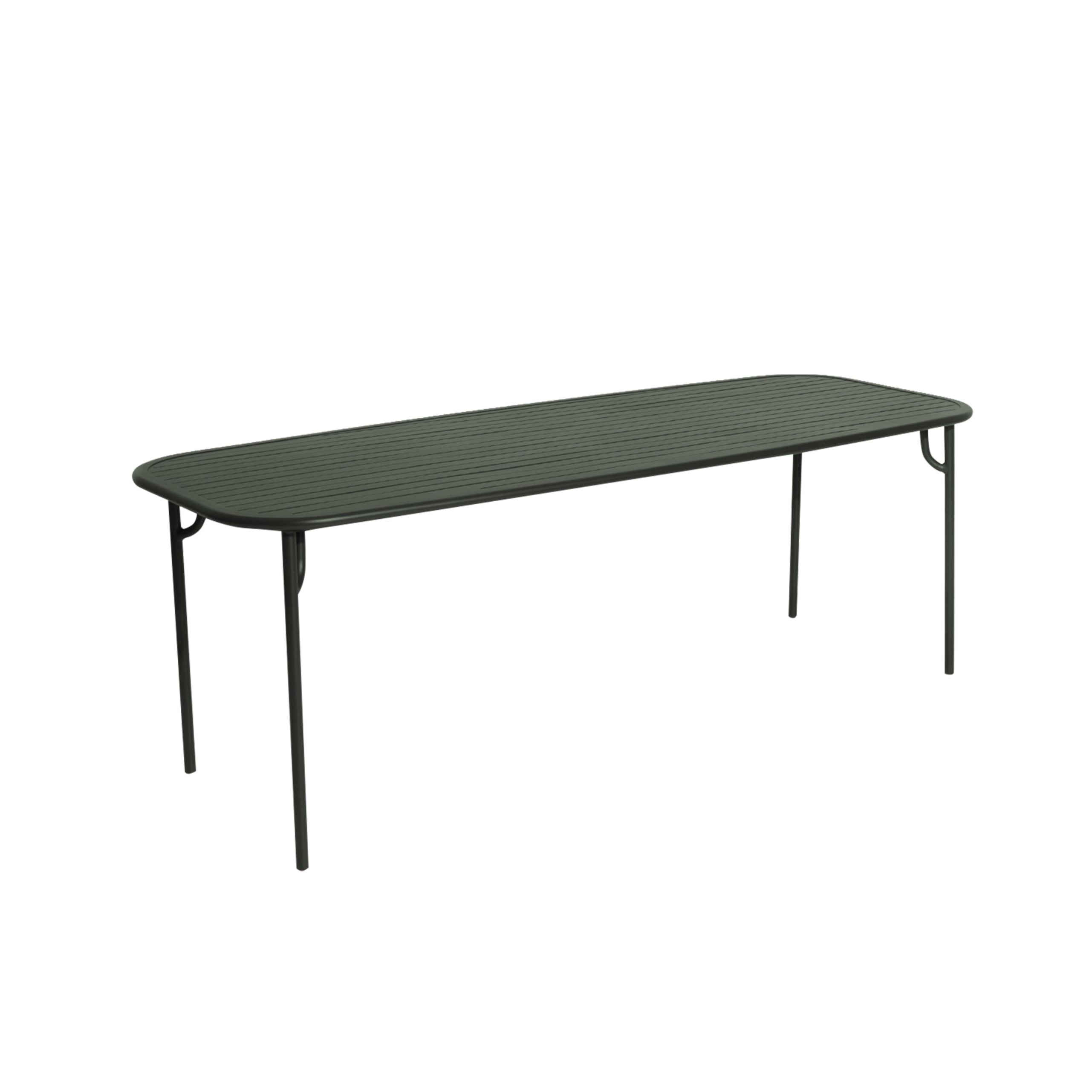 WEEK-END dark green garden table