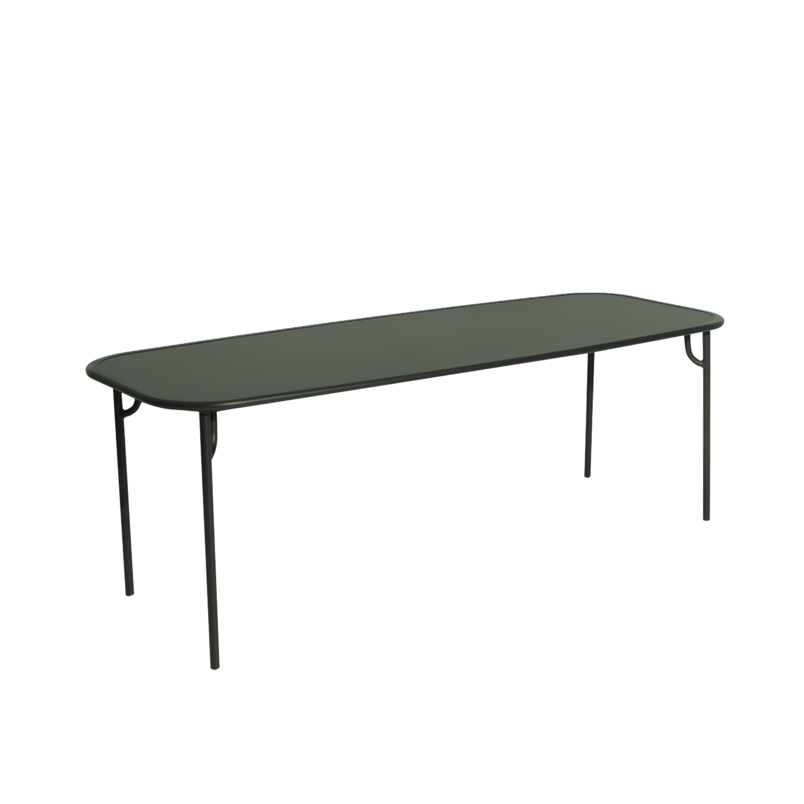 WEEK-END dark green garden table