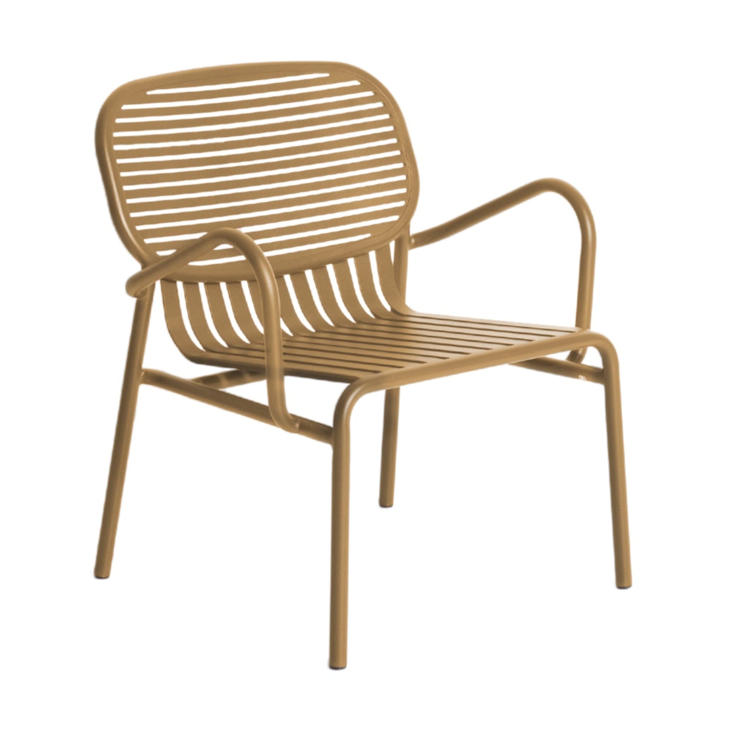 WEEK-END Garden Armchair in Gold