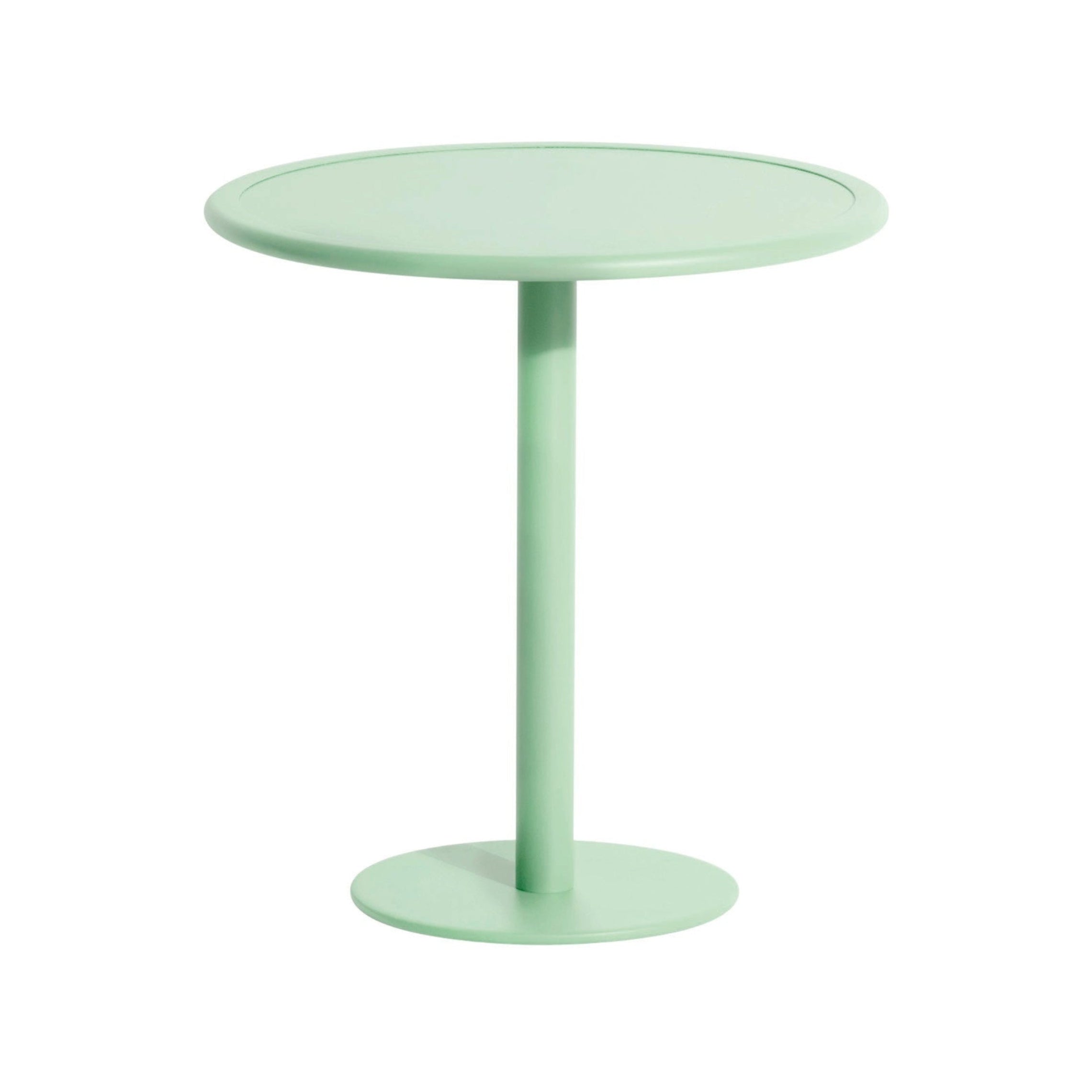 WEEK-END Round Garden Table in Pastel Green