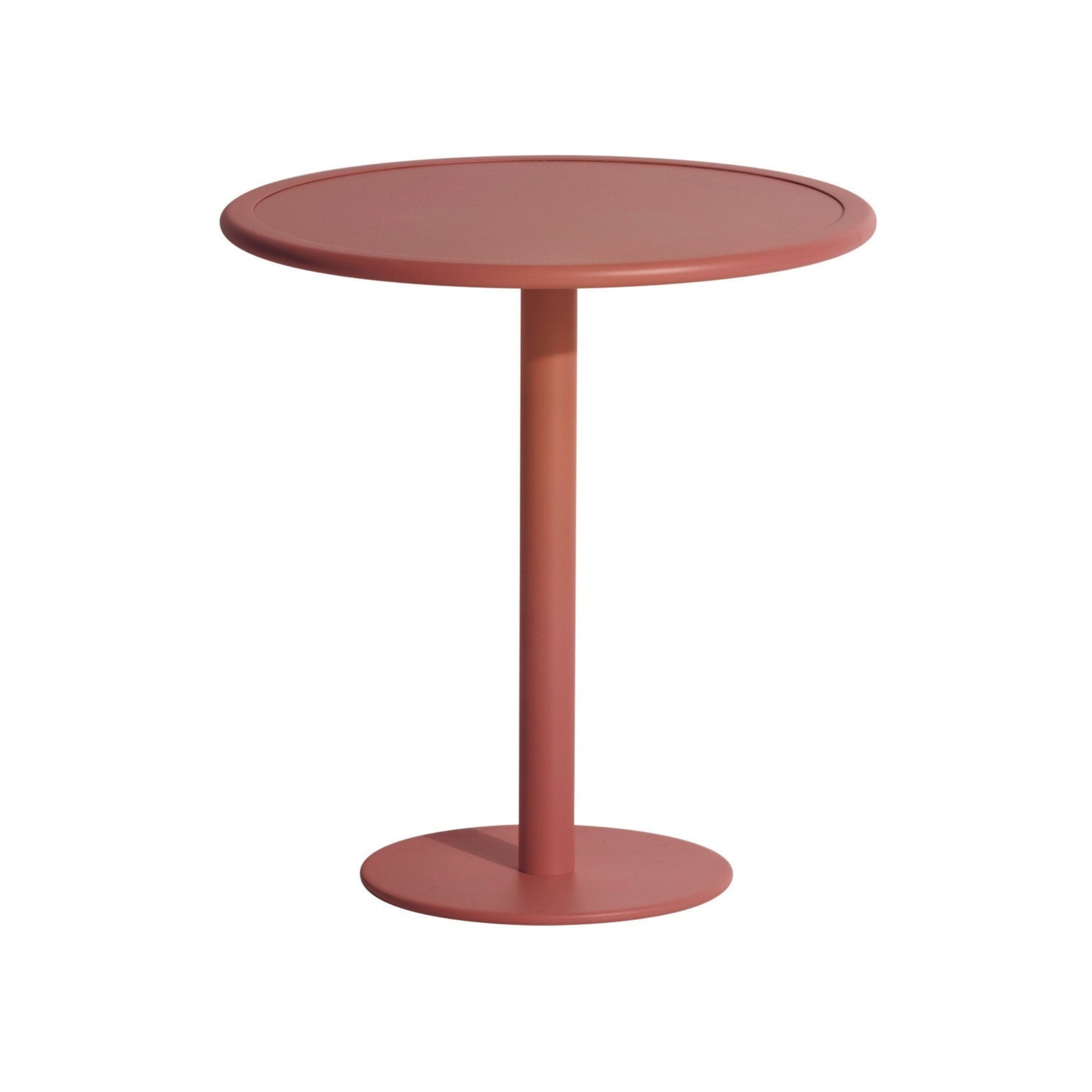 WEEK-END Round Garden Table in Terracotta