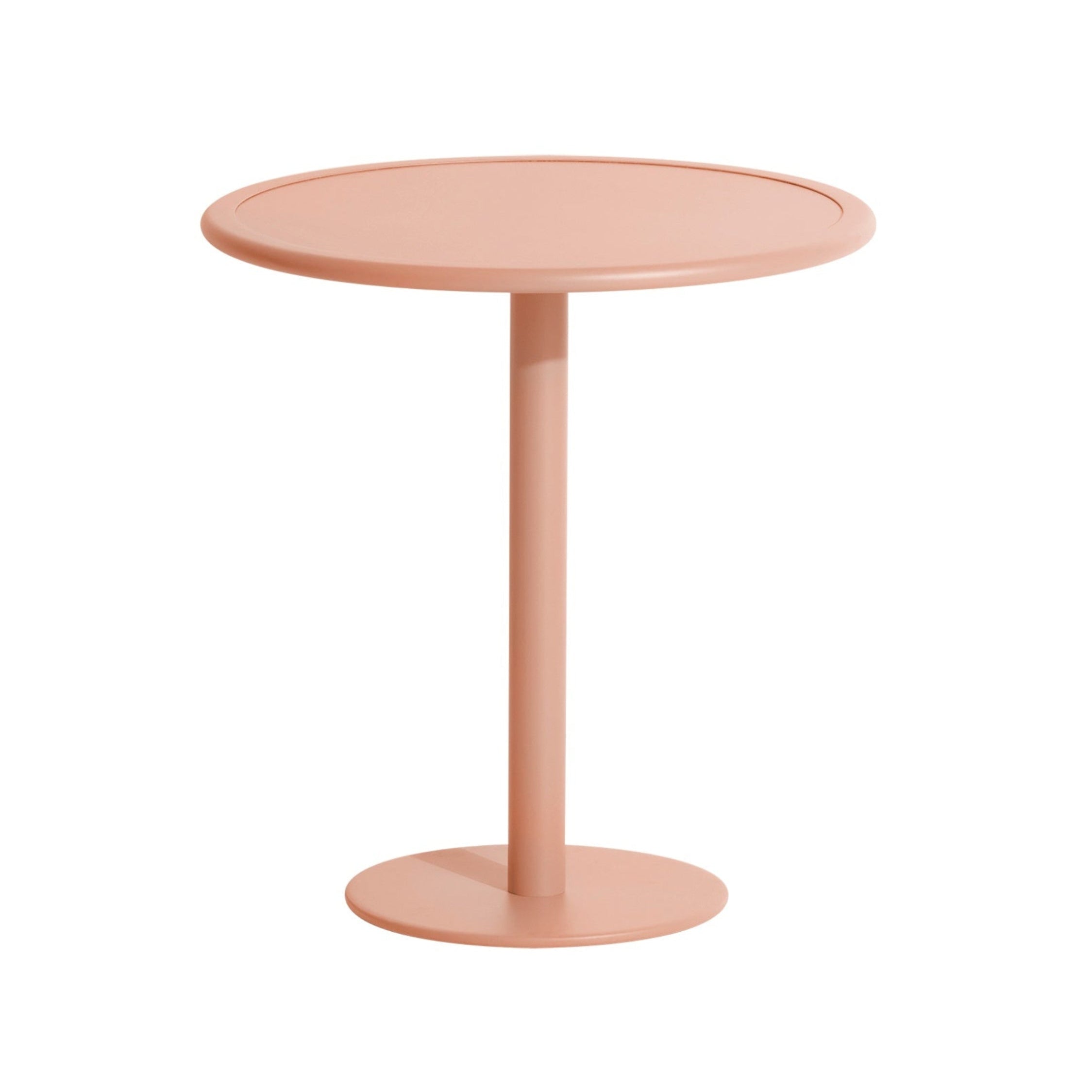 WEEK-END Round Garden Table in Soft Pink