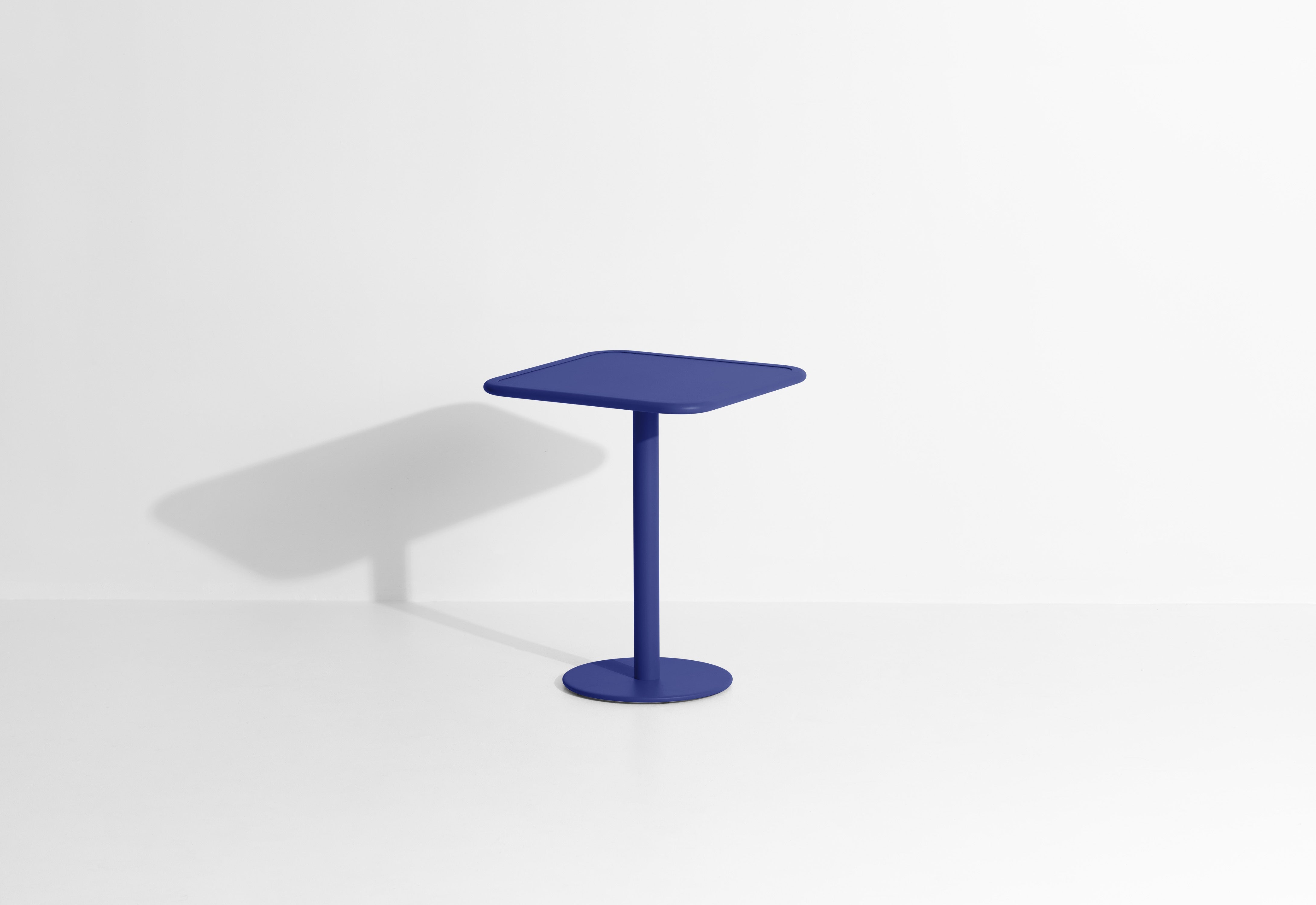 WEEK-END dark blue square garden table