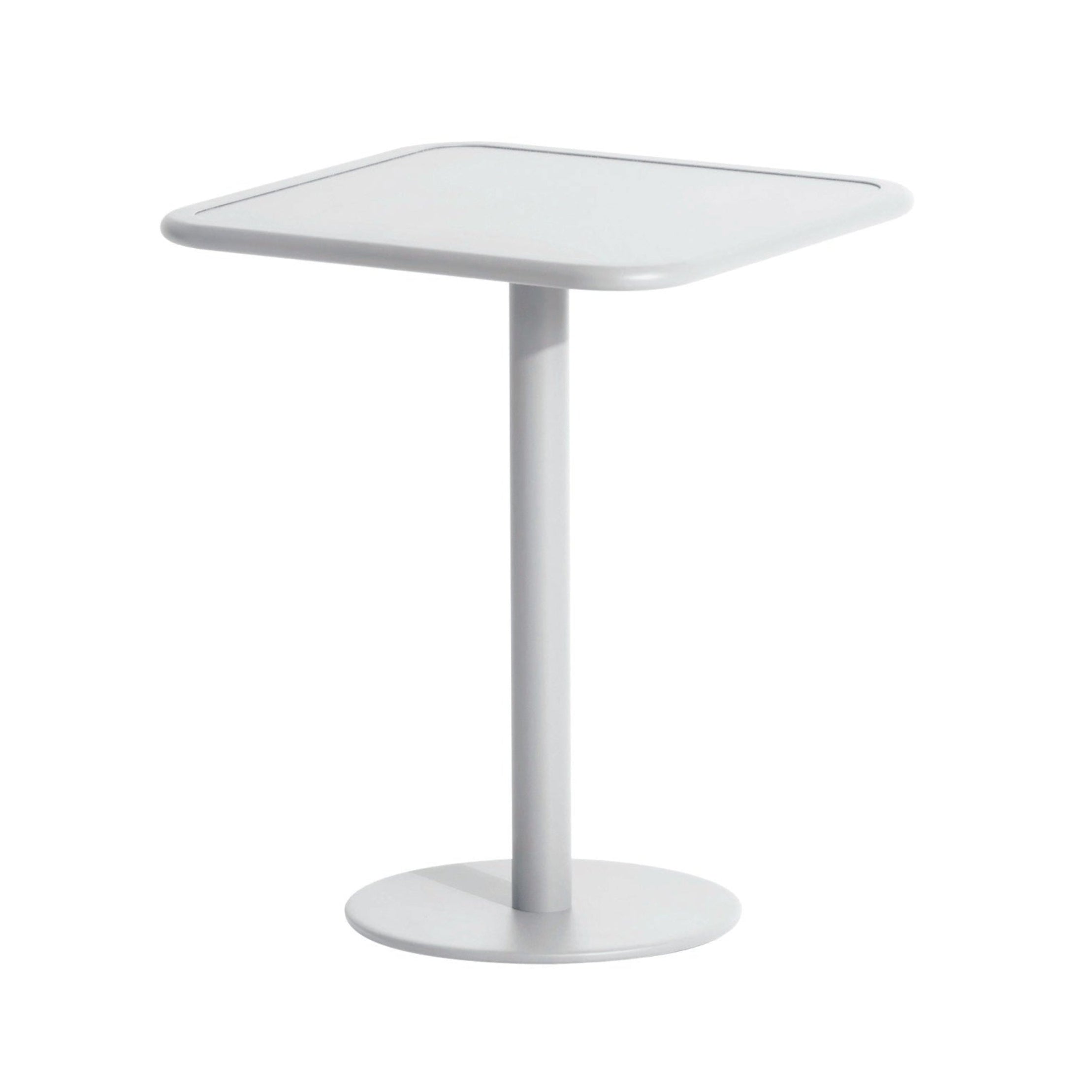 WEEK-END Pearl Gray Square Garden Table