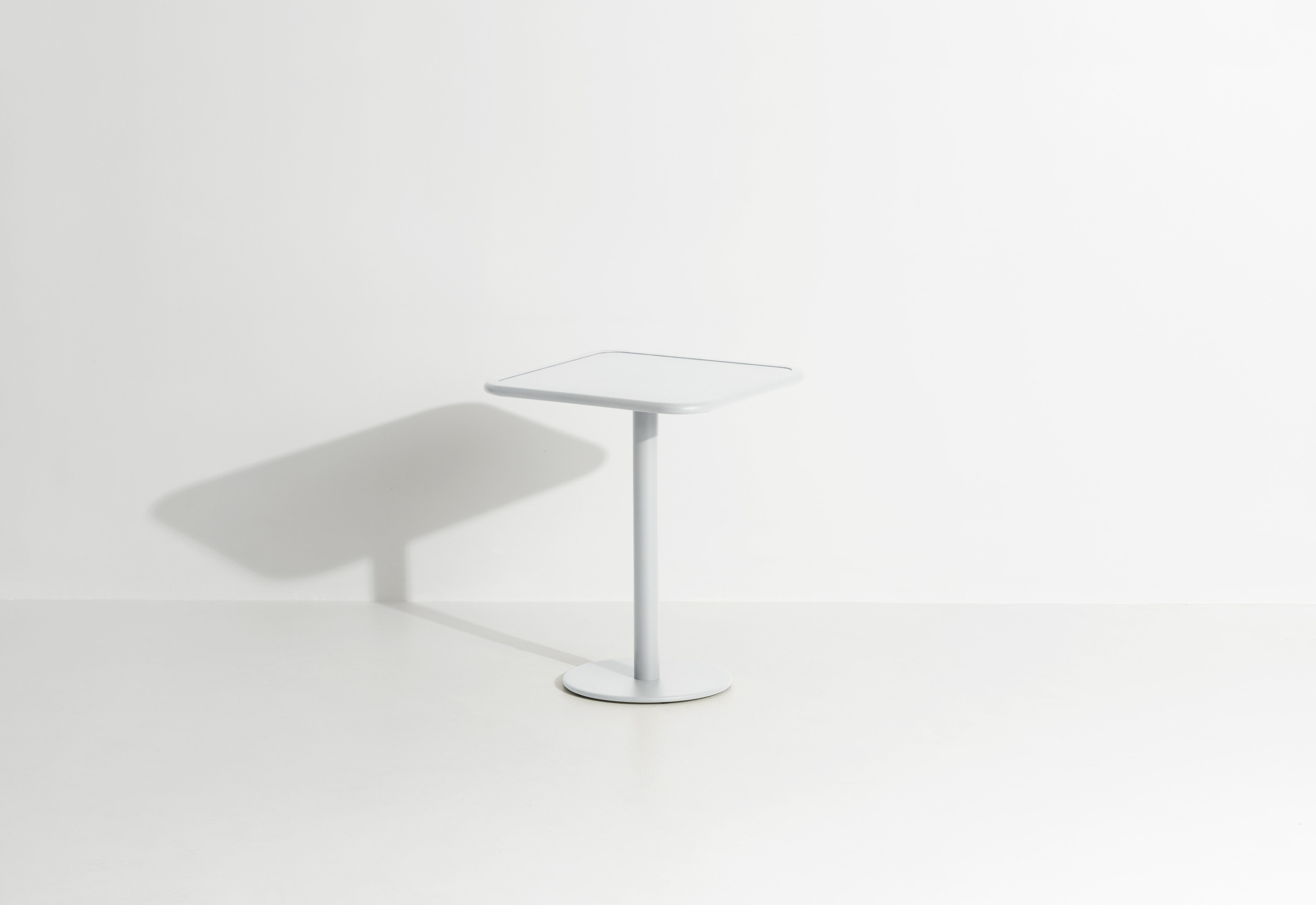 WEEK-END Pearl Gray Square Garden Table