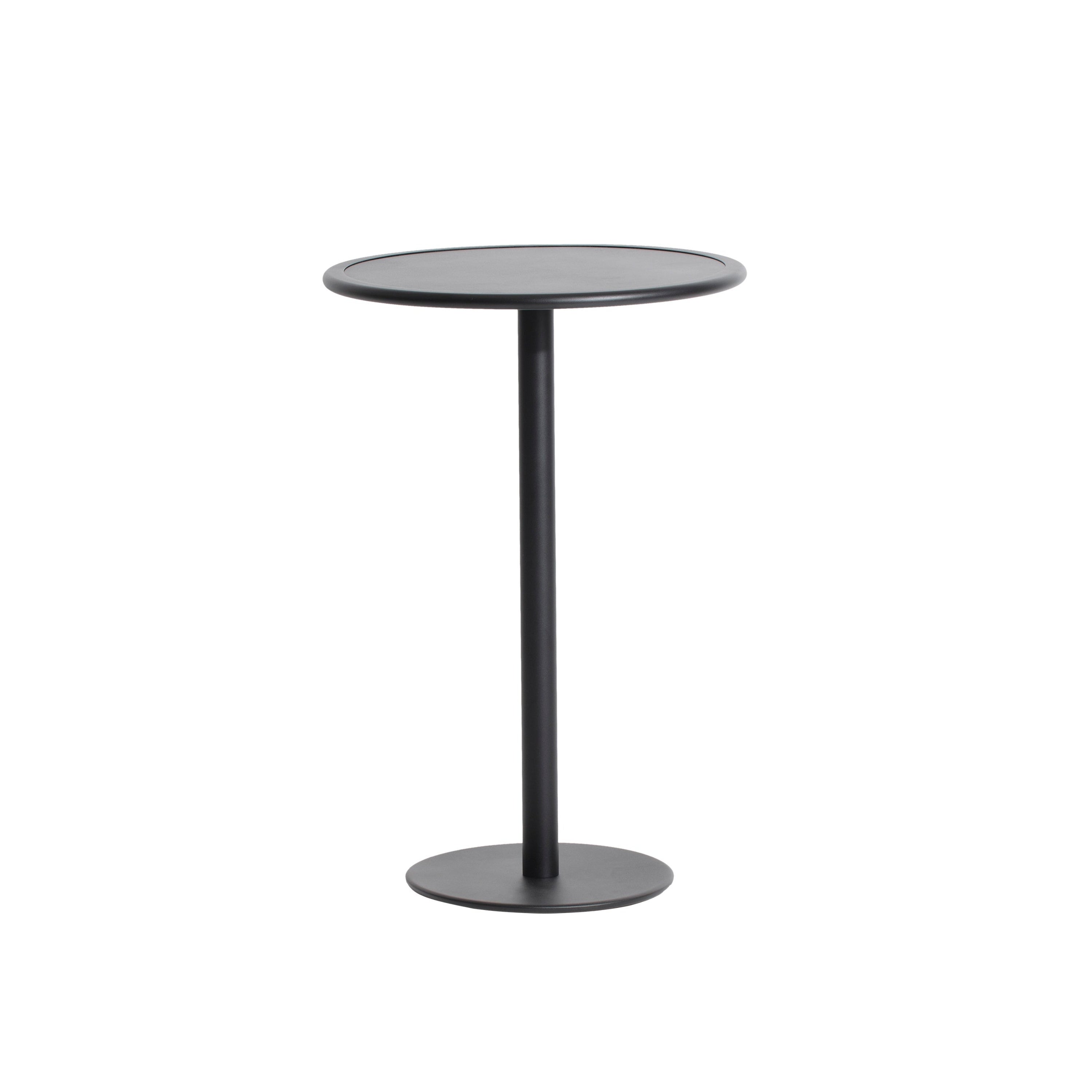 WEEK-END Round Garden Table in Black